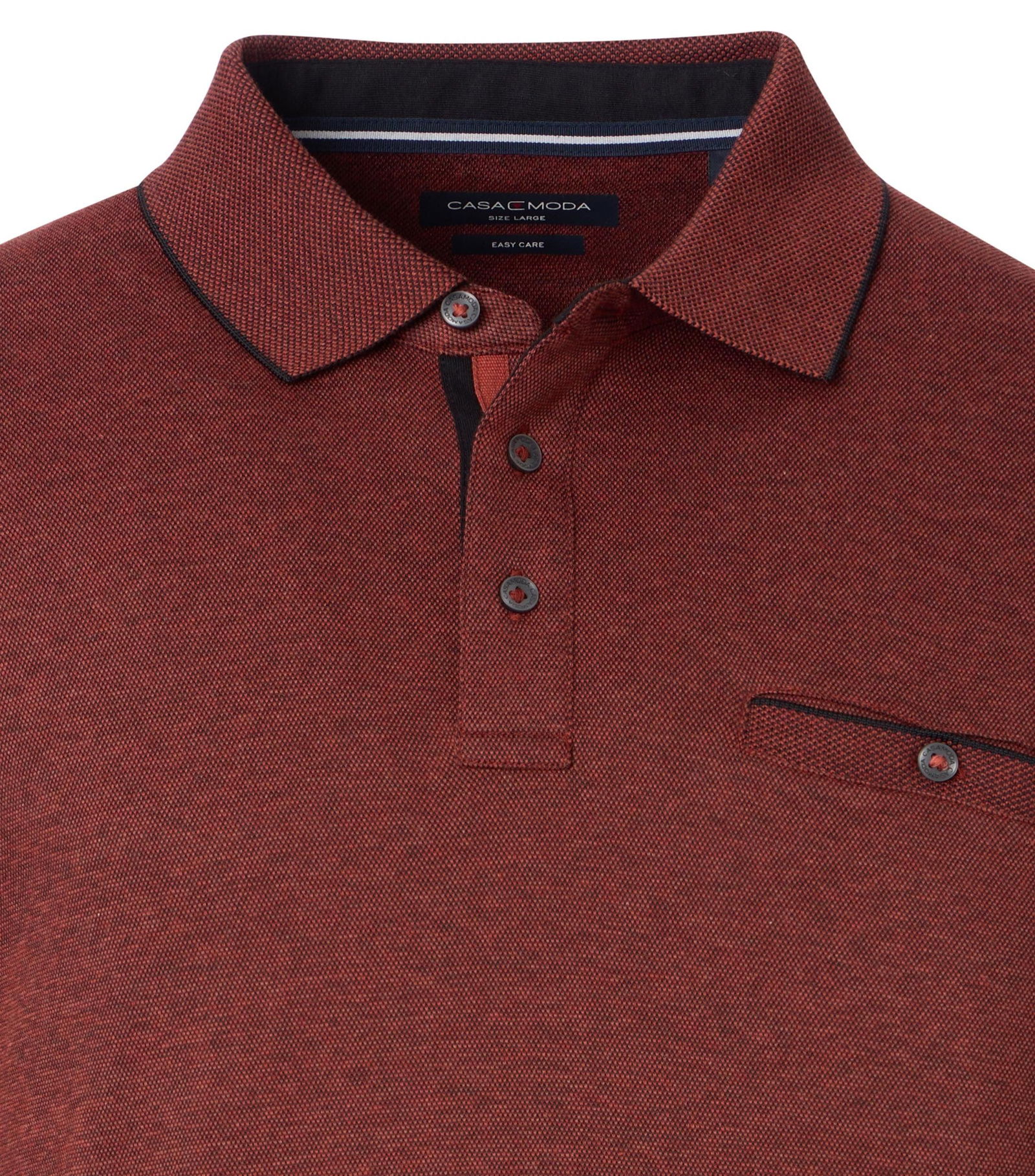 Casa Moda |  Casa Moda Poloshirt  | L | orange