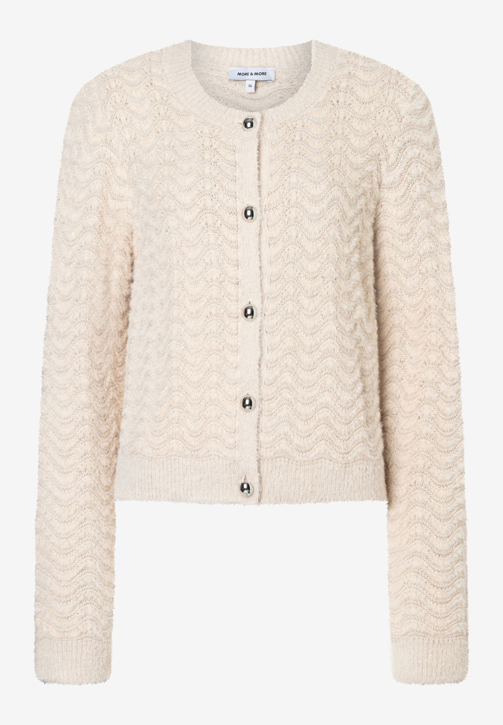 More & More |  More & More Strickjacke | Cardigan  | 44 | ecru