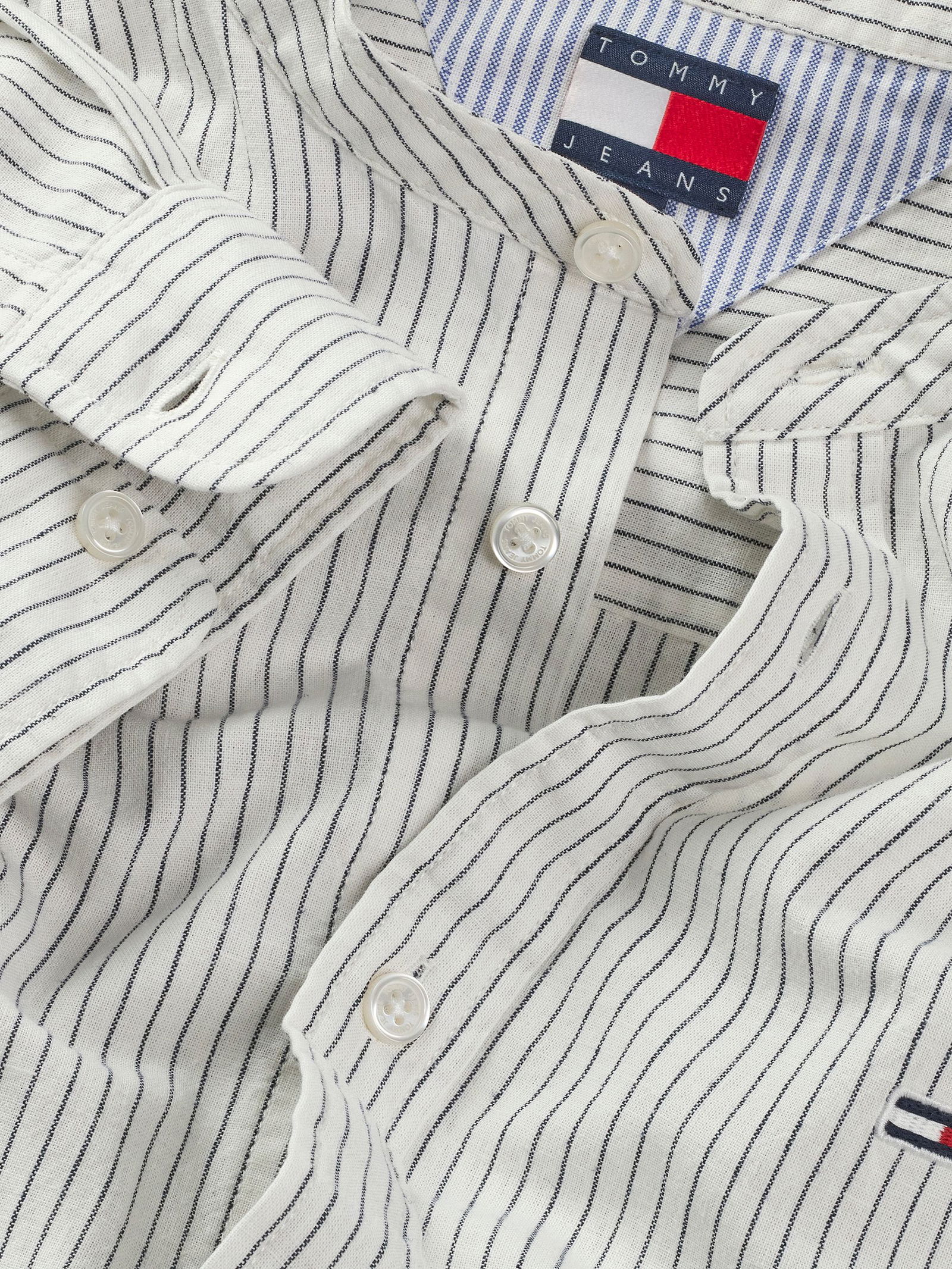 Tommy Jeans |  Tommy Jeans Hemd Super Slim Fit  | XL | ecru