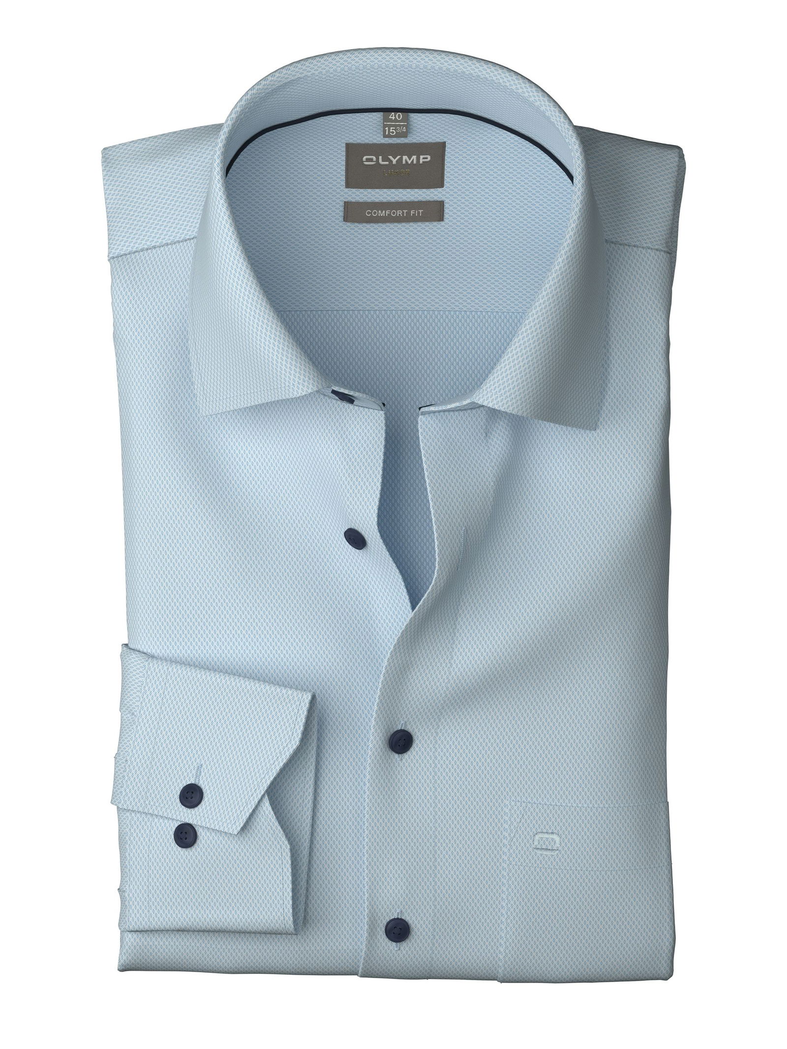 Olymp | Olymp Hemd Modern Fit | 46 | bleu