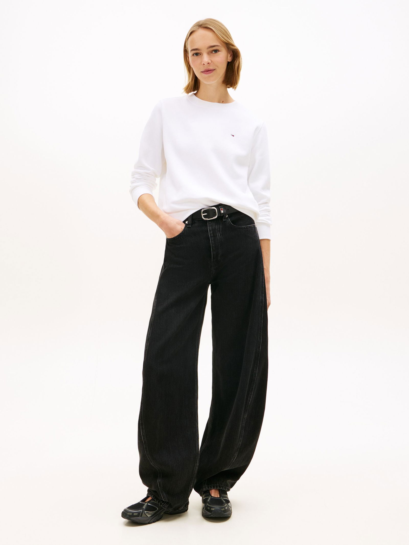 Tommy Jeans |  Tommy Jeans Pullover  | L | white