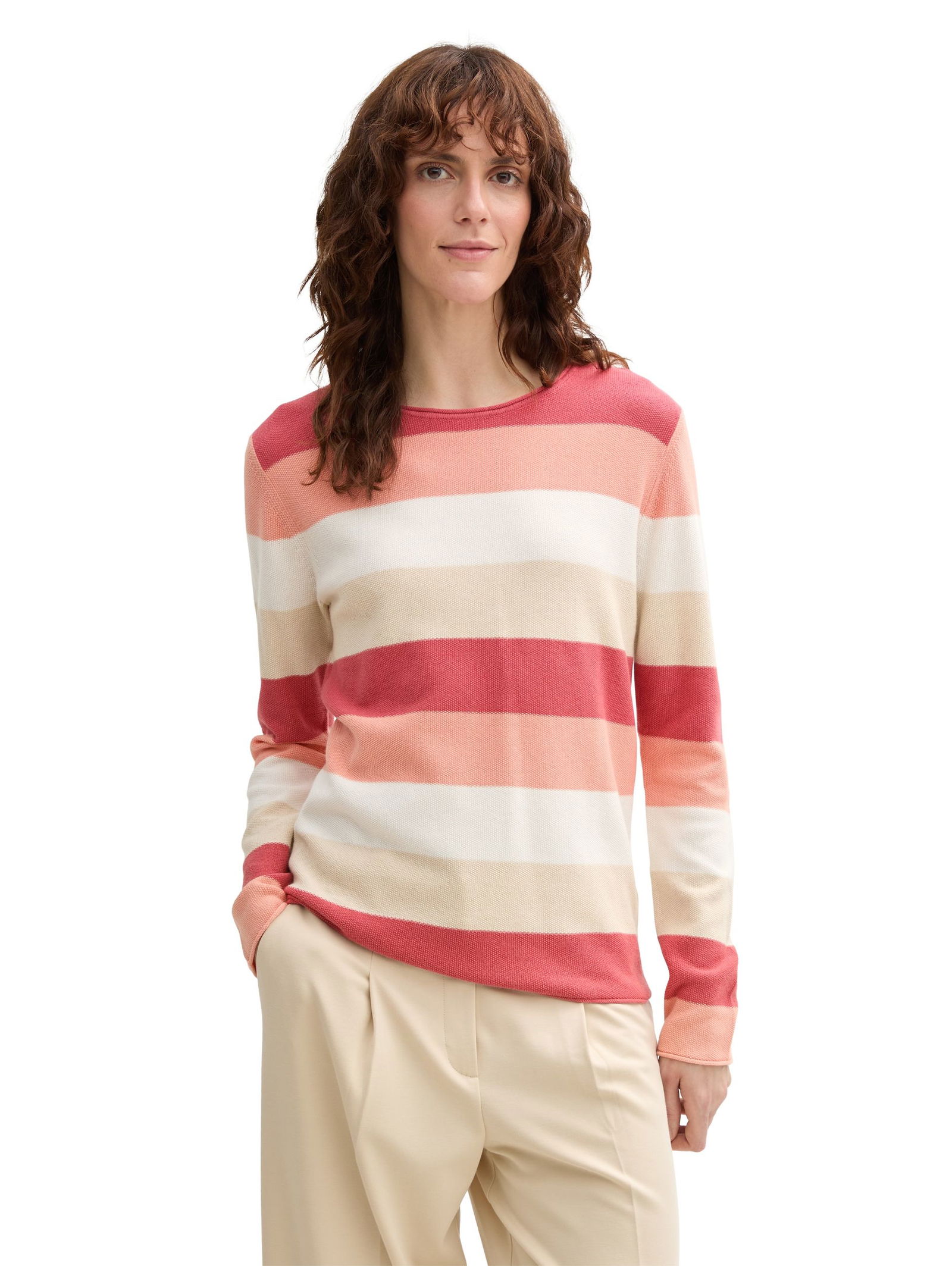 Tom Tailor | Tom Tailor Gestreifter Strickpullover | XXXL