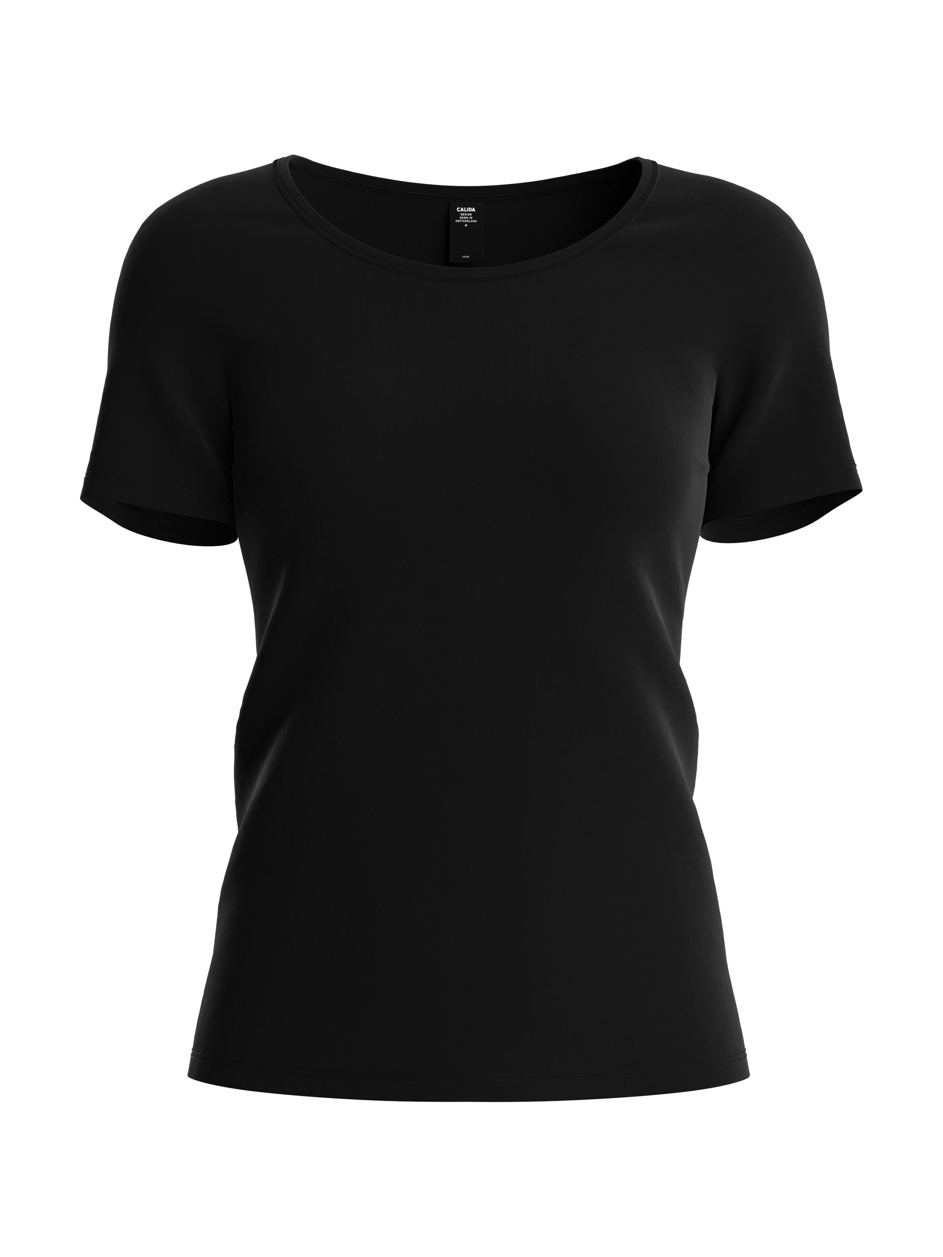 Calida |  T-Shirt, Rundhals | S | schwarz