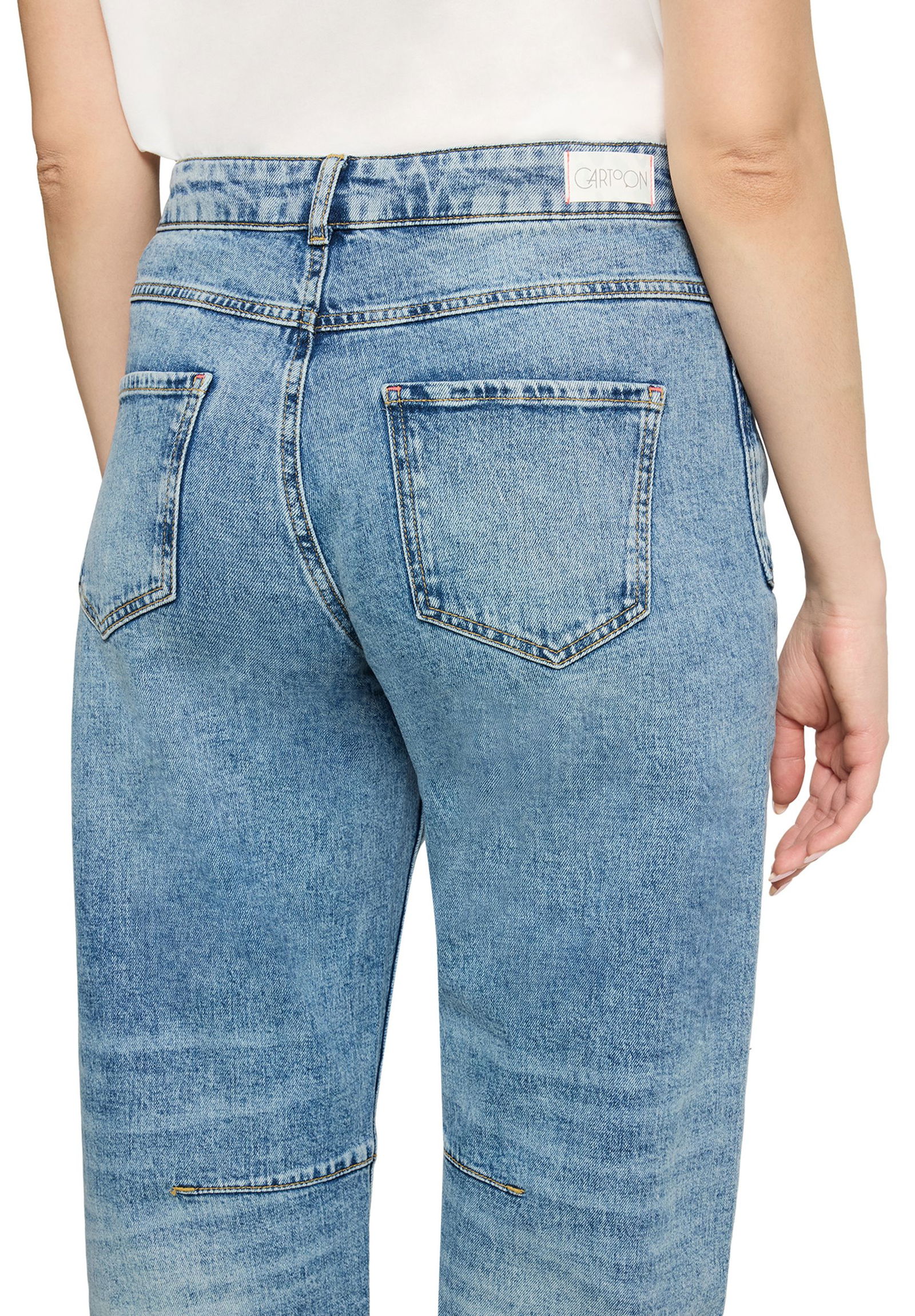 |  Hose Jeans 1/1 LAEnge, Middle Blue Denim | 44 | blau