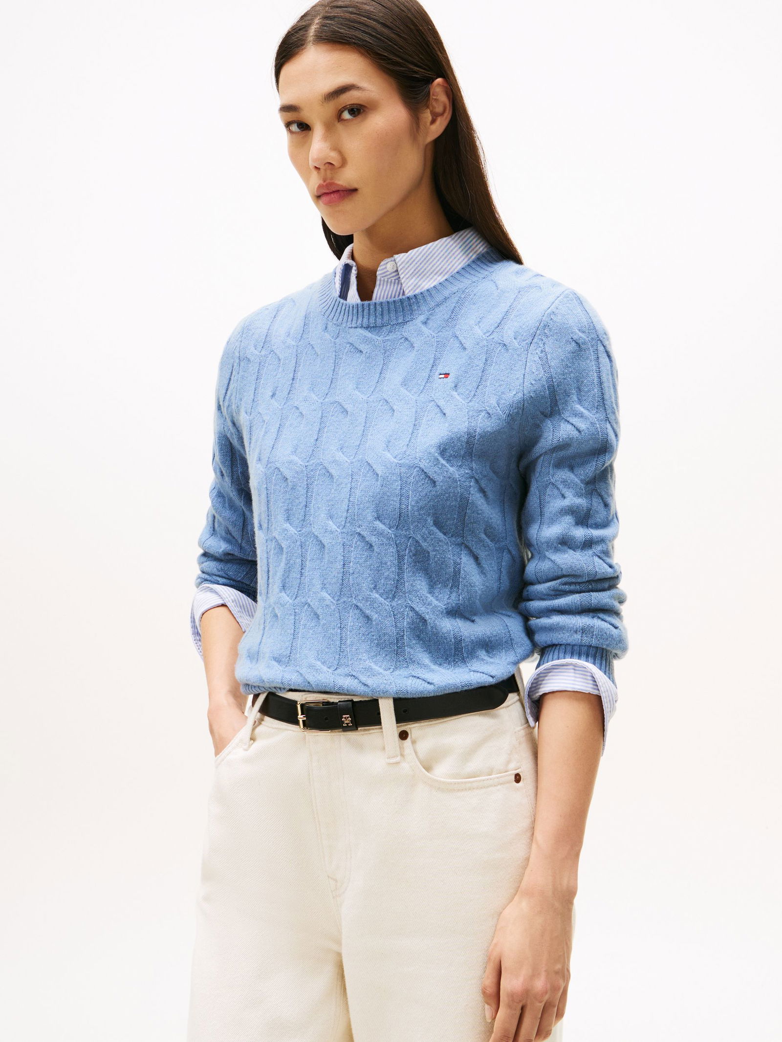 efcf010b072b4df4ee9d3bc6376ff0c5 Tommy Hilfiger |  Tommy Hilfiger Soft Strickpullover | XL | brisk blue