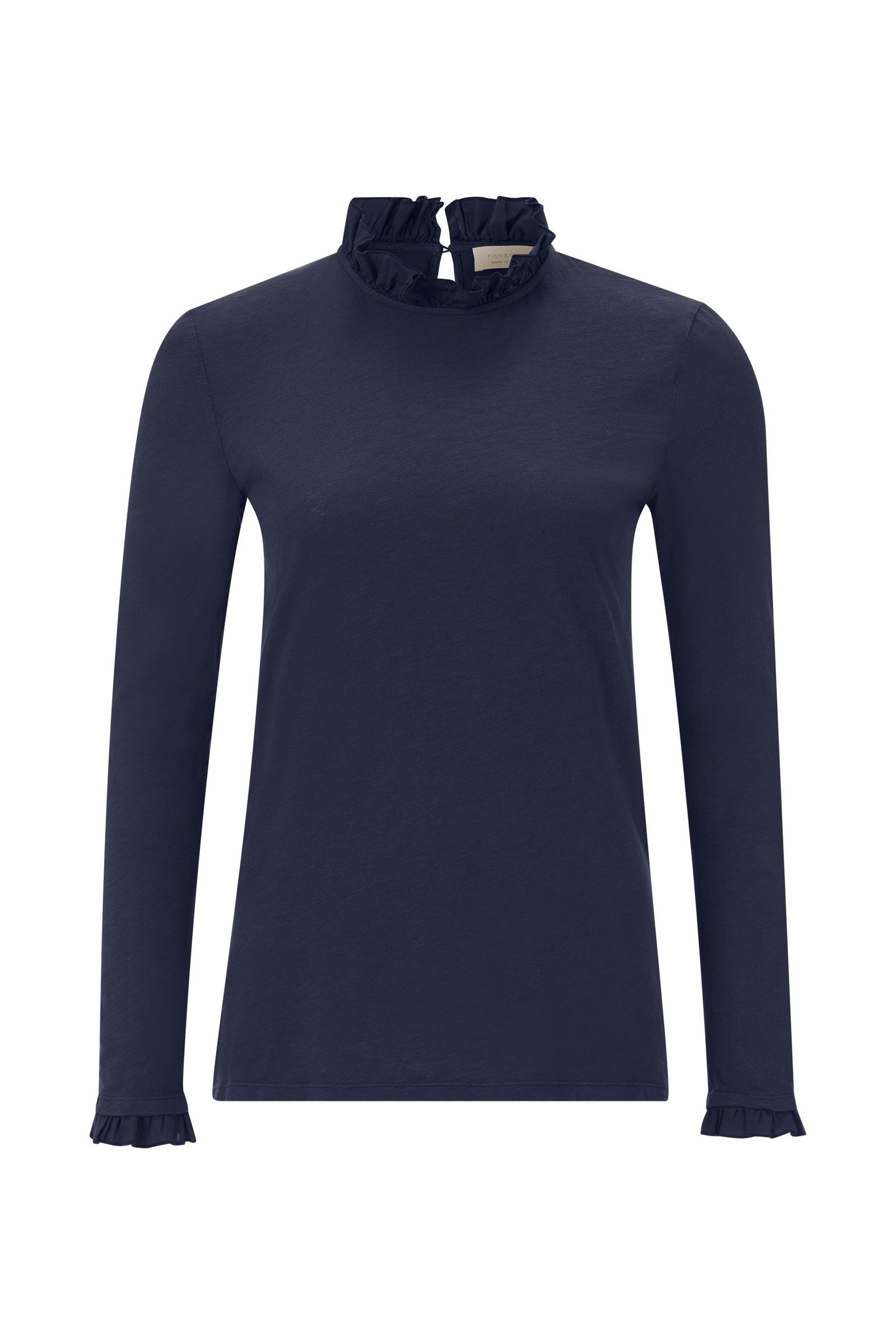 Rich & Royal |  Organic Slub Frill Longsleeve | S