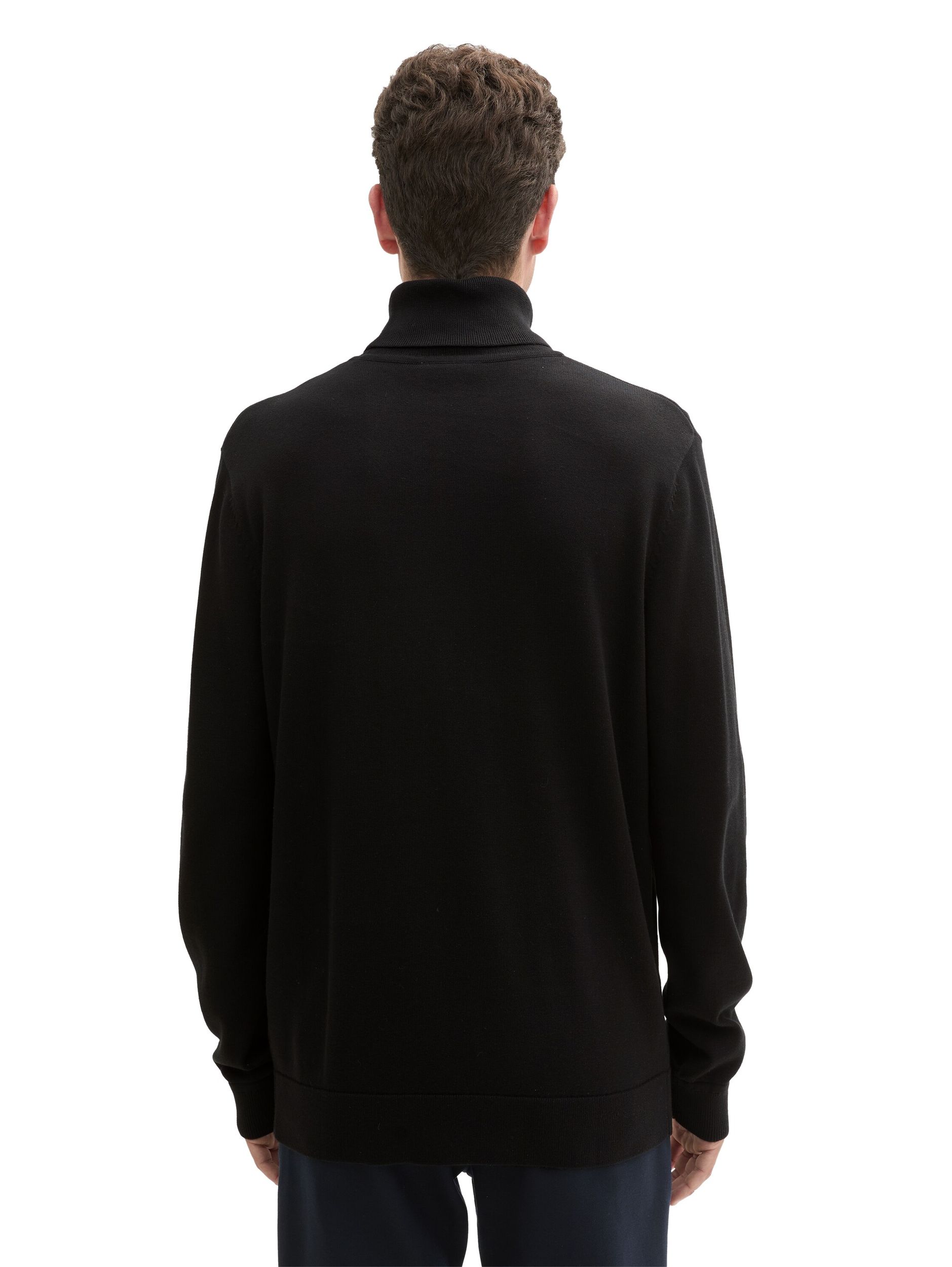 Tom Tailor |  Tom Tailor Rollkragenpullover  | L | black