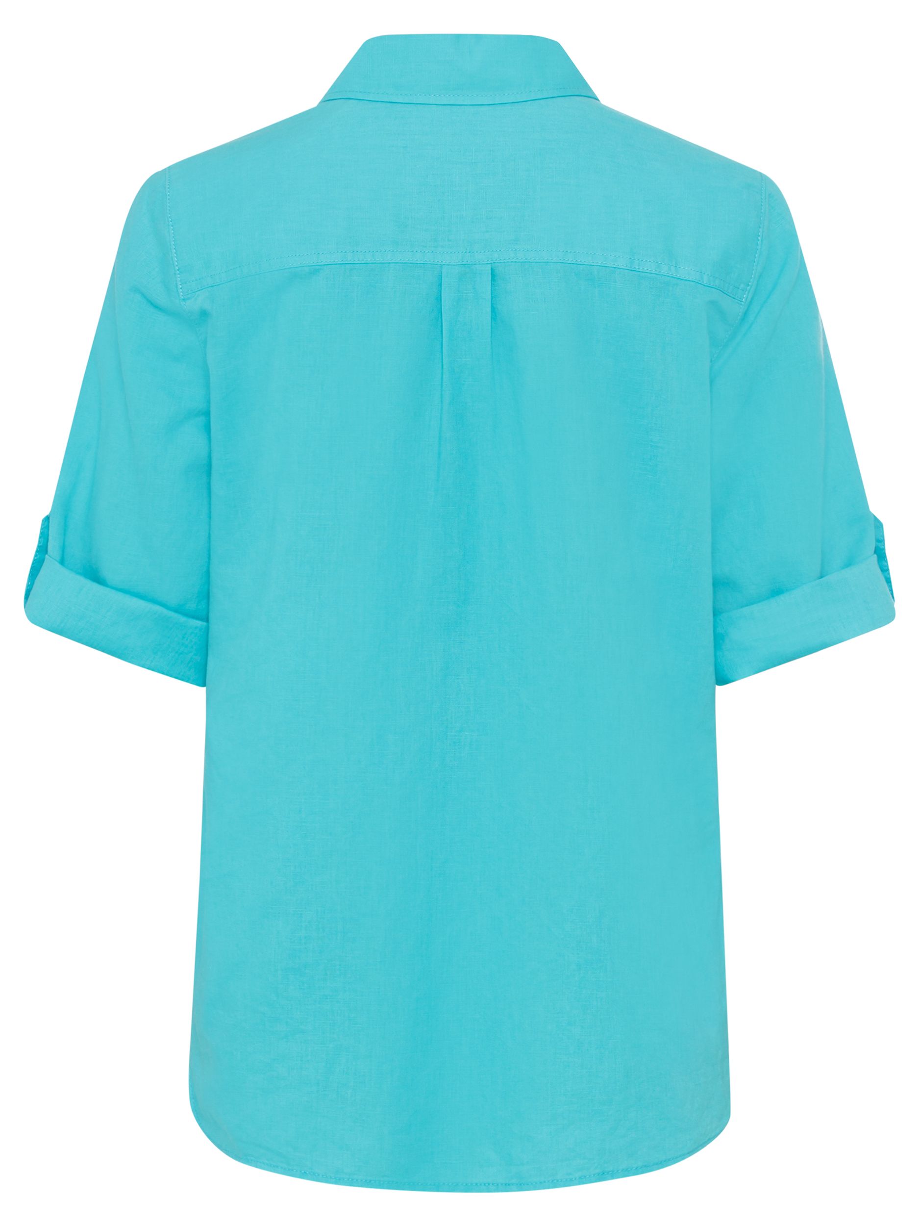 Olsen |  Olsen Druckbluse  | 46 | aruba blue