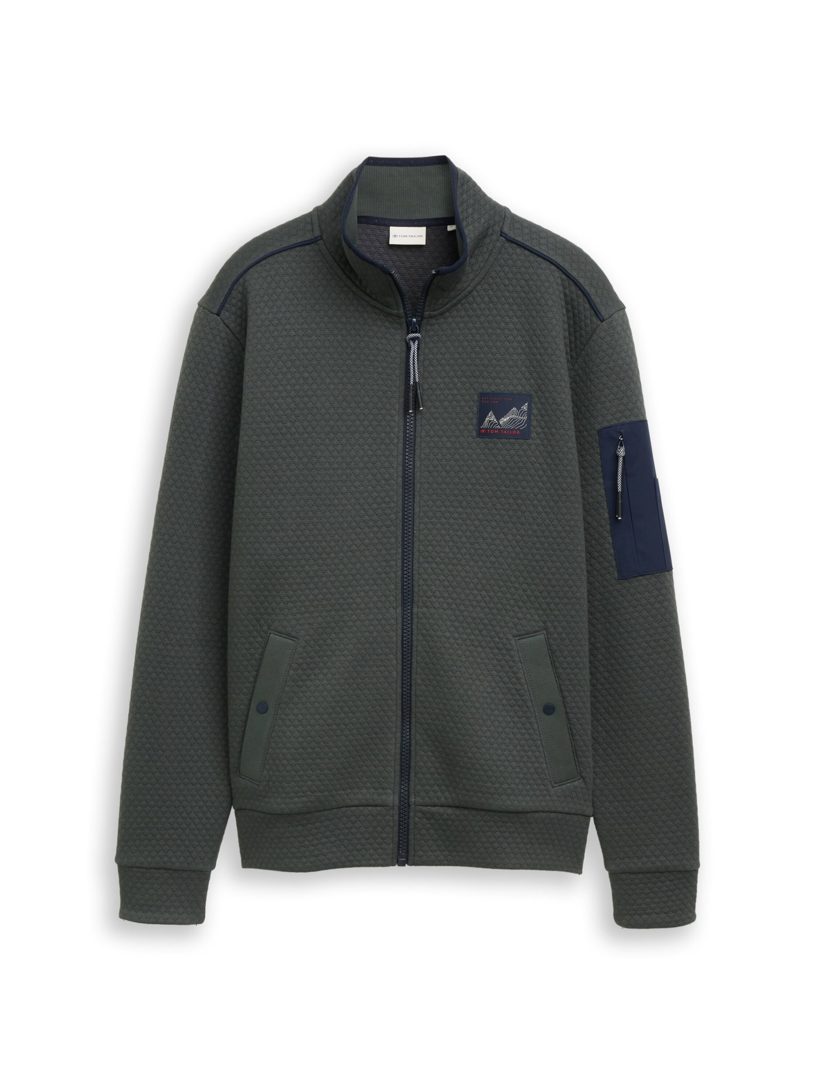 structured stand-up jacket, Darkest Olive #1