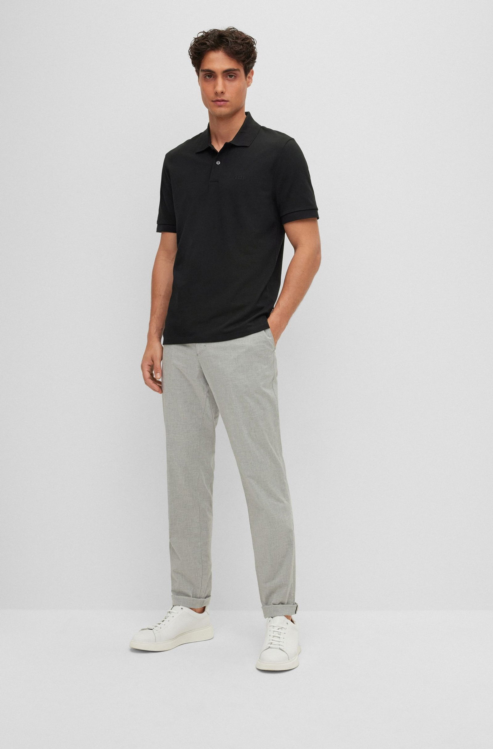 3734ffc284dacc2dba39fd6162af2991 BOSS Black Poloshirt "Pallas"