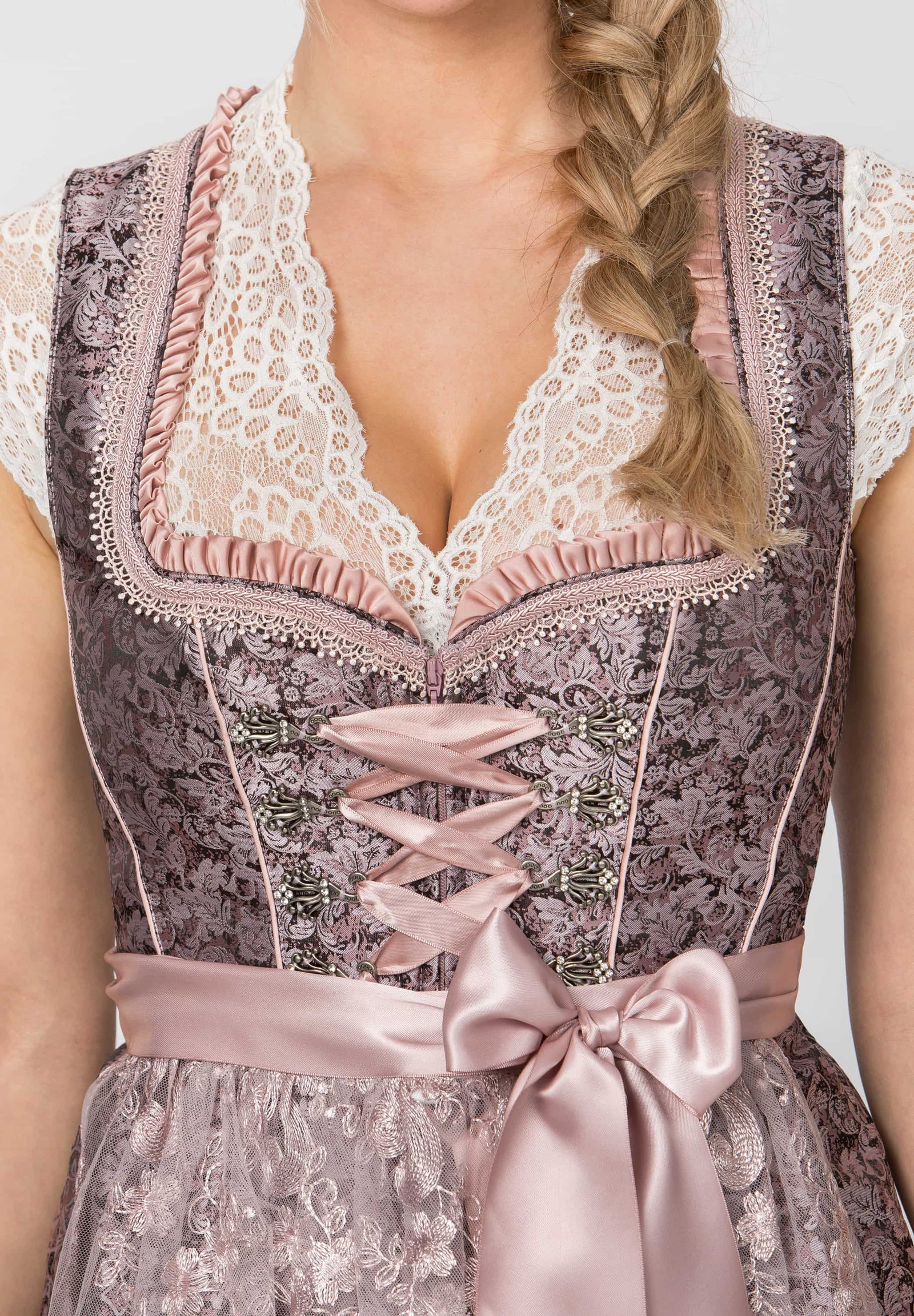Stockerpoint Wiesnwuid Dirndl Meryl altrosa 60cm #4