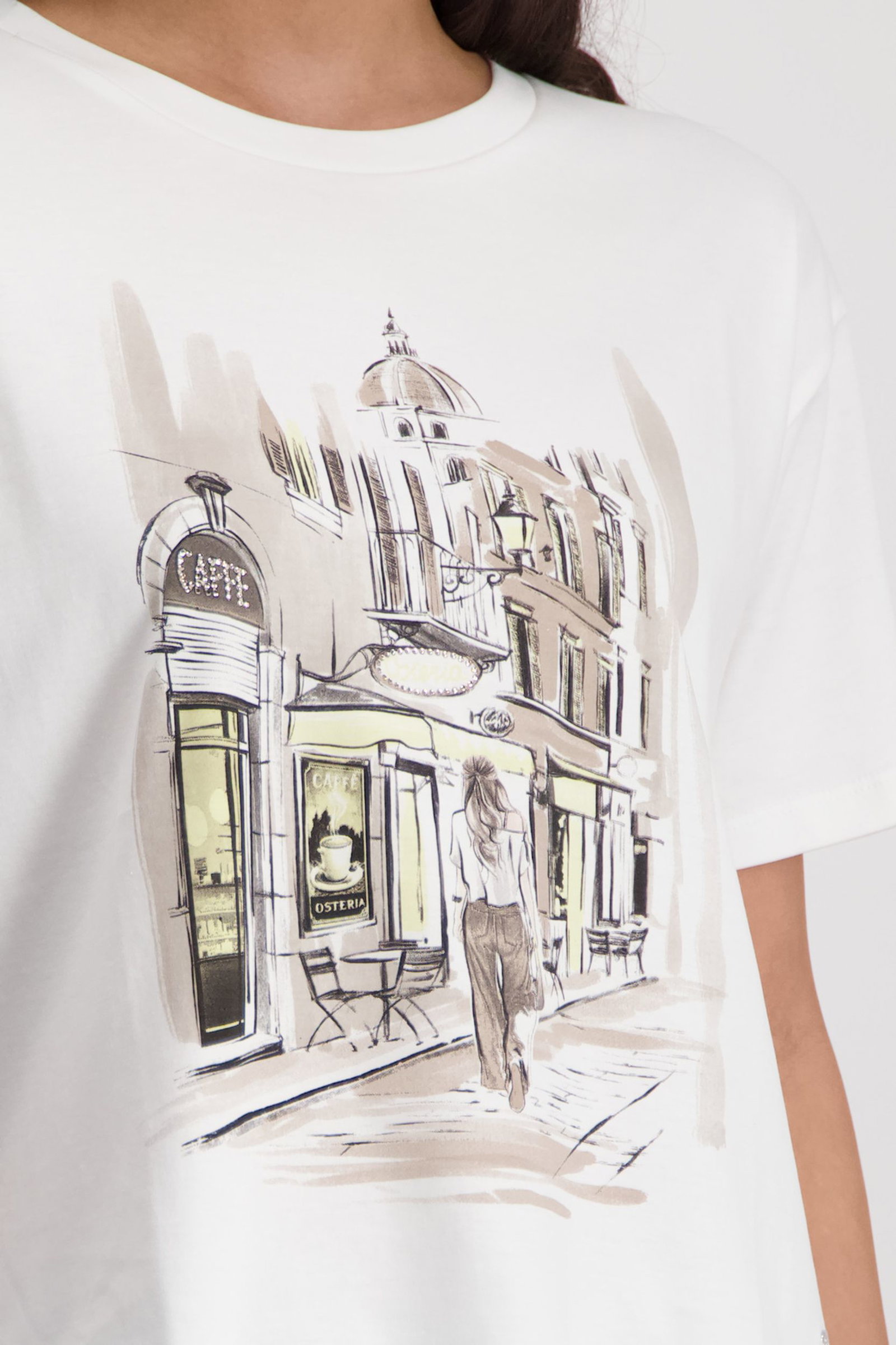 Monari |  Monari T-Shirt | 46 | pastel yellow