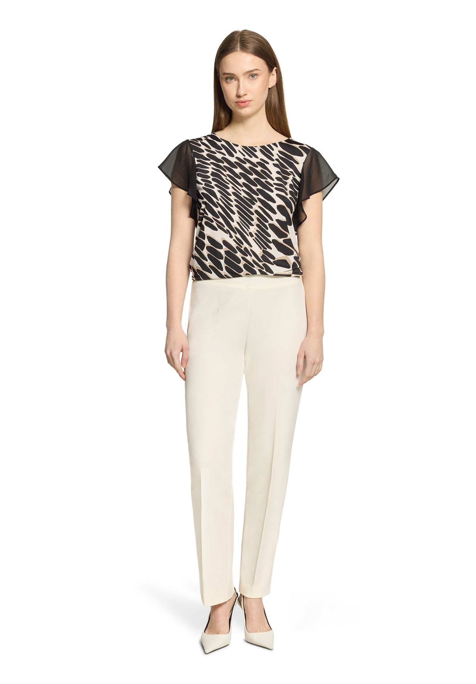 Vera Mont |  Vera Mont Stoffhose  | 46 | rohweiß