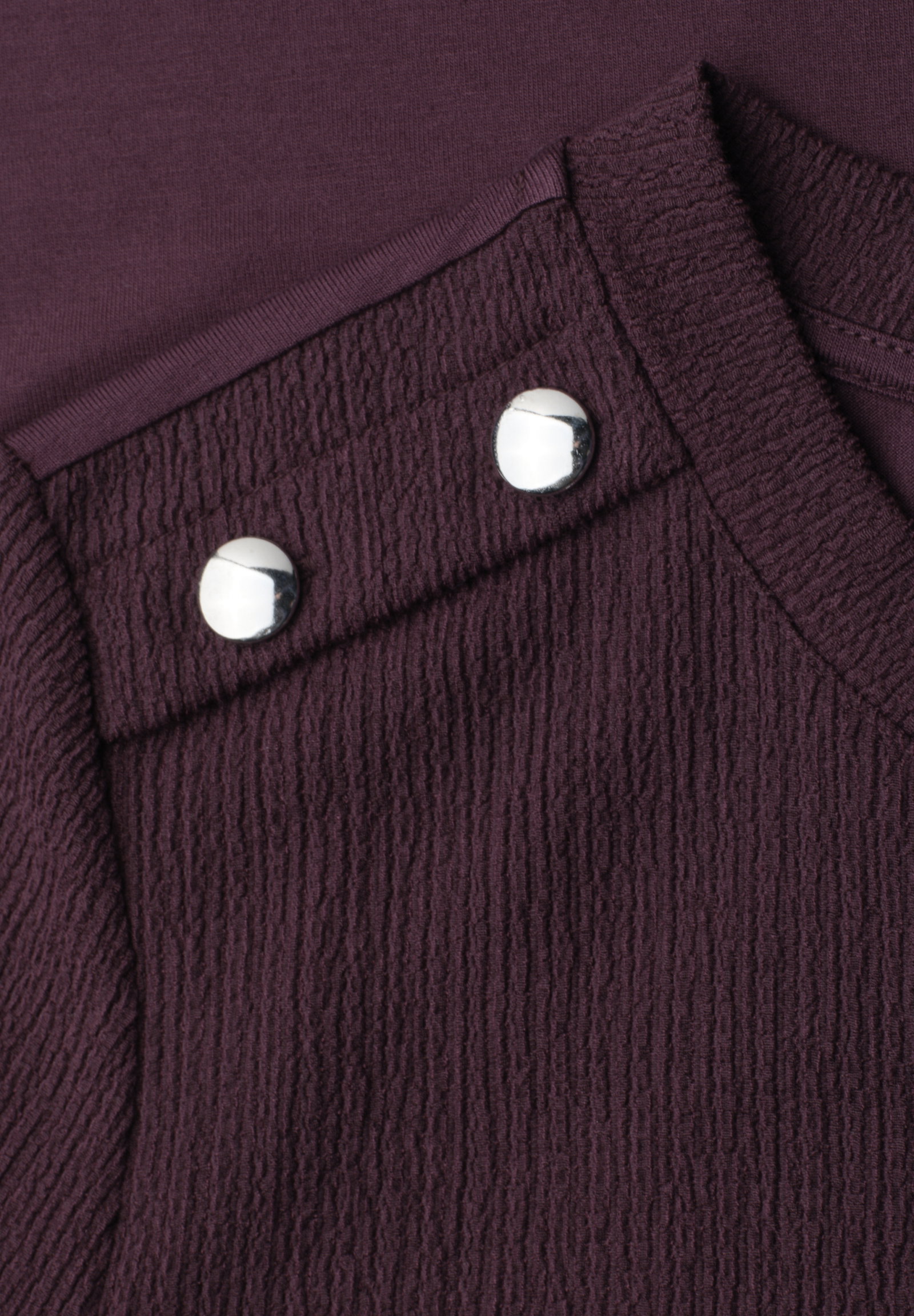 structure shirt w.deco buttons, rustic rouge #2
