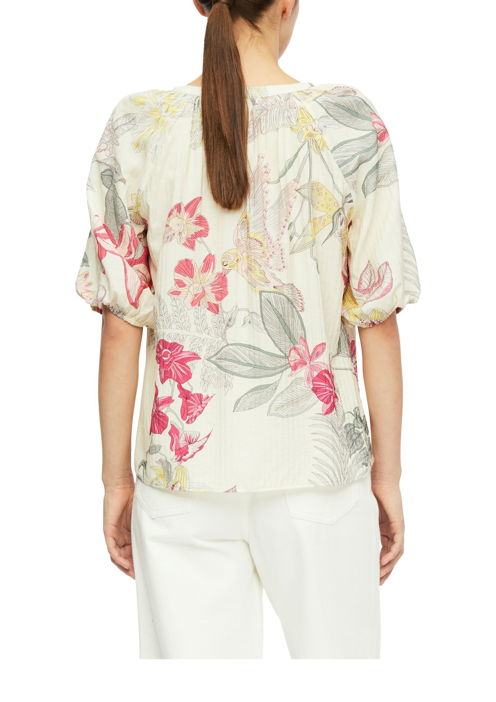 Comma |  Comma Druckbluse  | 46