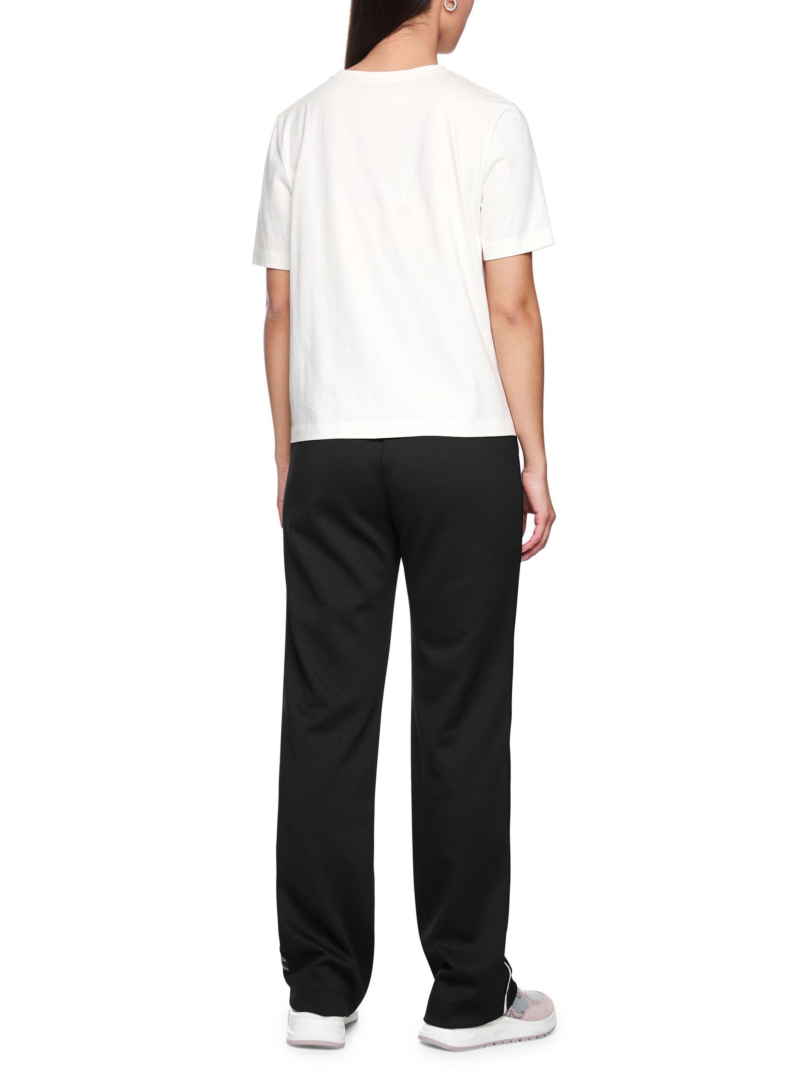 Marc Cain Sports | Baumwollshirt mit Aufdruck | 40 | off-white