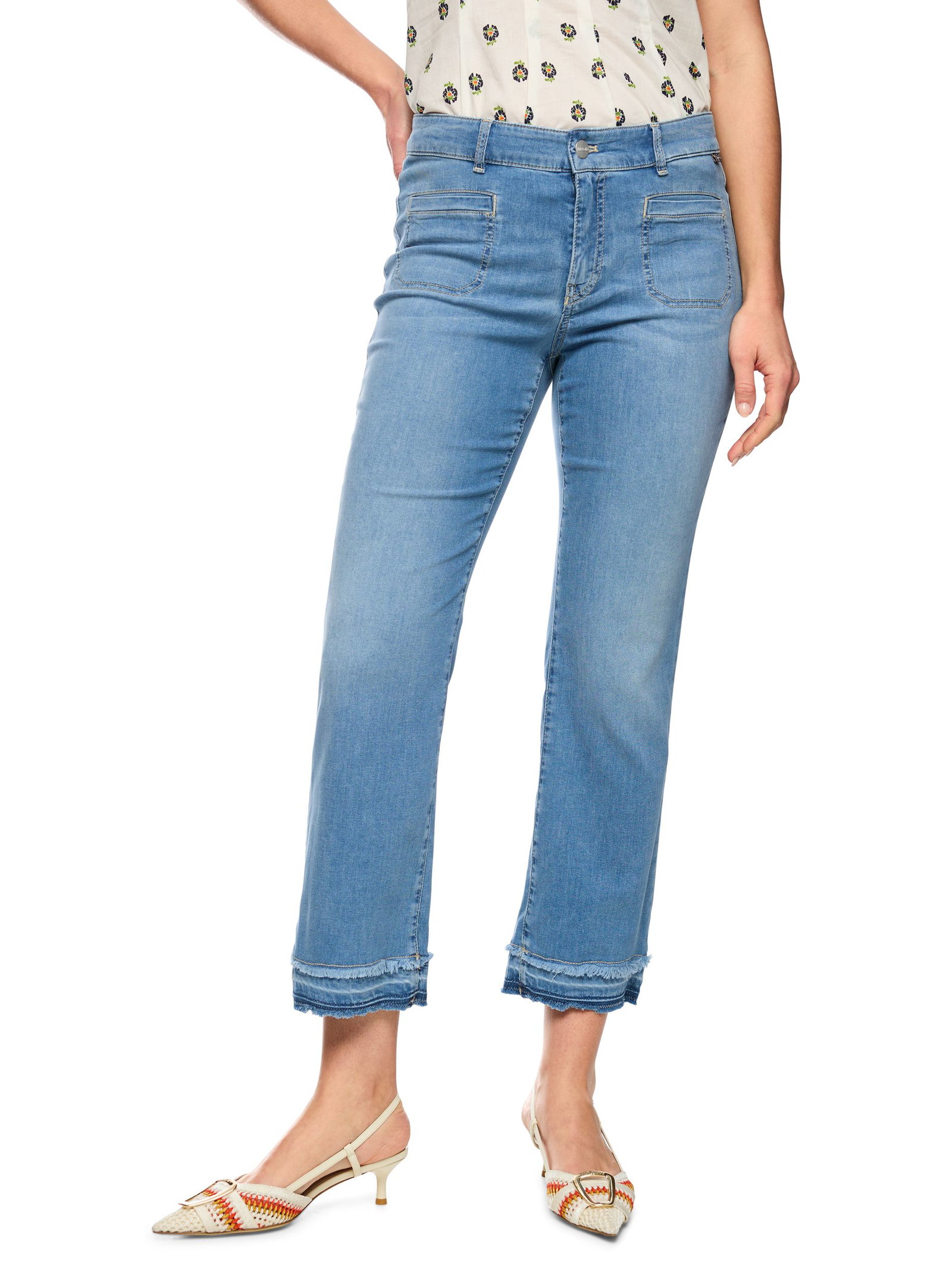 Marc Cain Pants |  Marc Cain Pants 7/8-Jeans  | 42 | blue denim