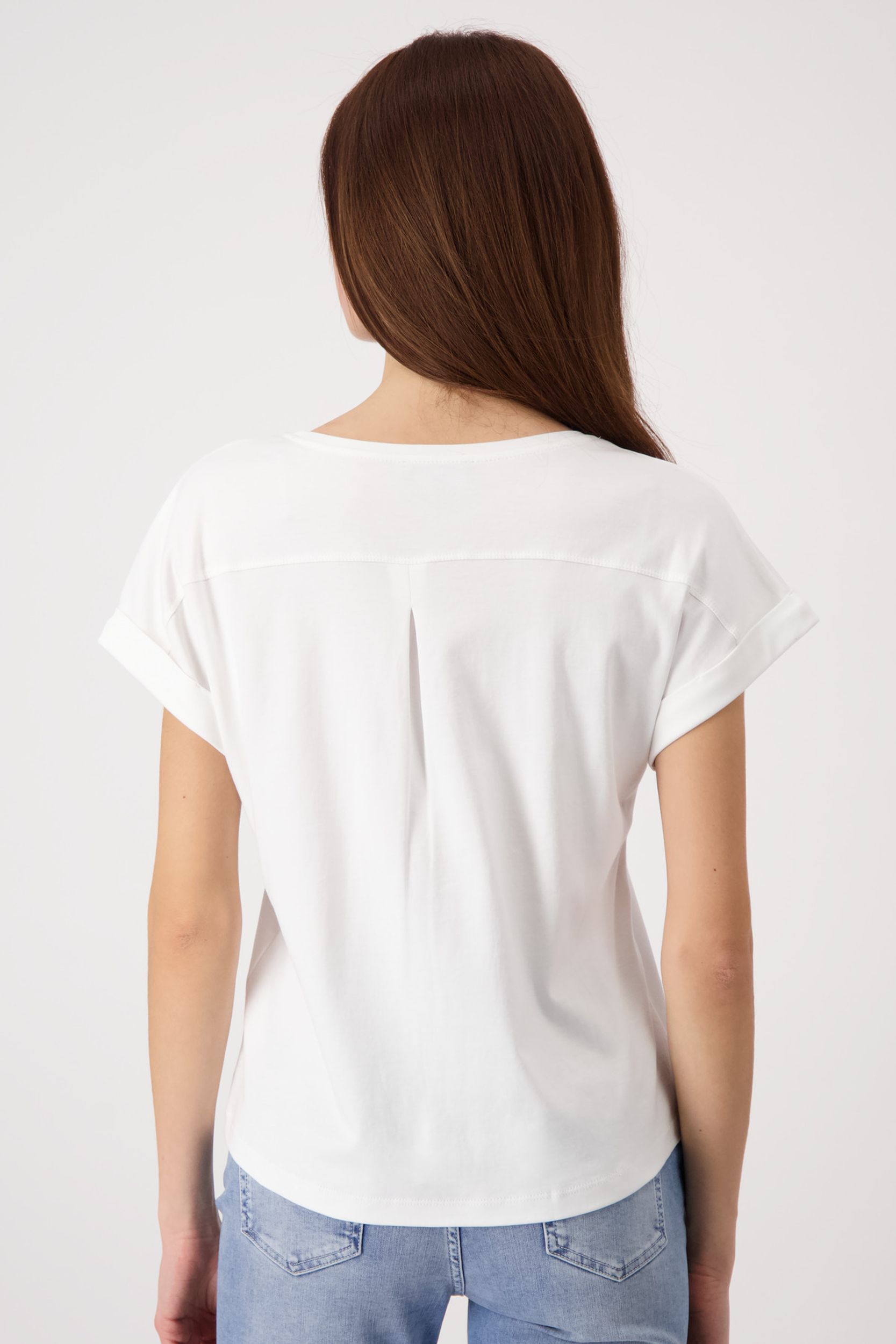 Monari |  T-Shirt, cream | 42