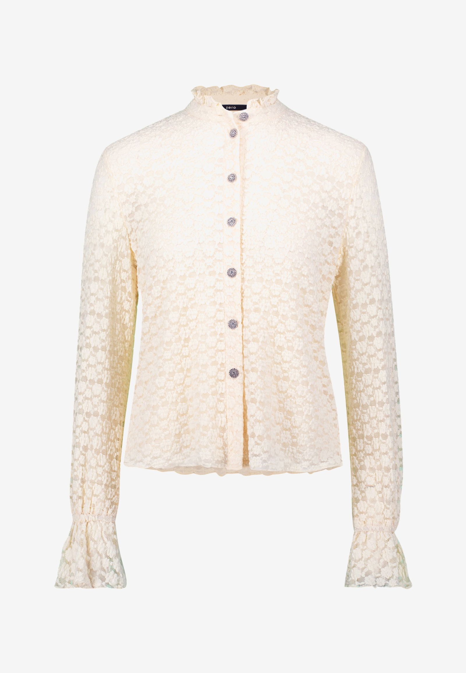 Zero |  Zero Druckbluse  | 36 | eggnog