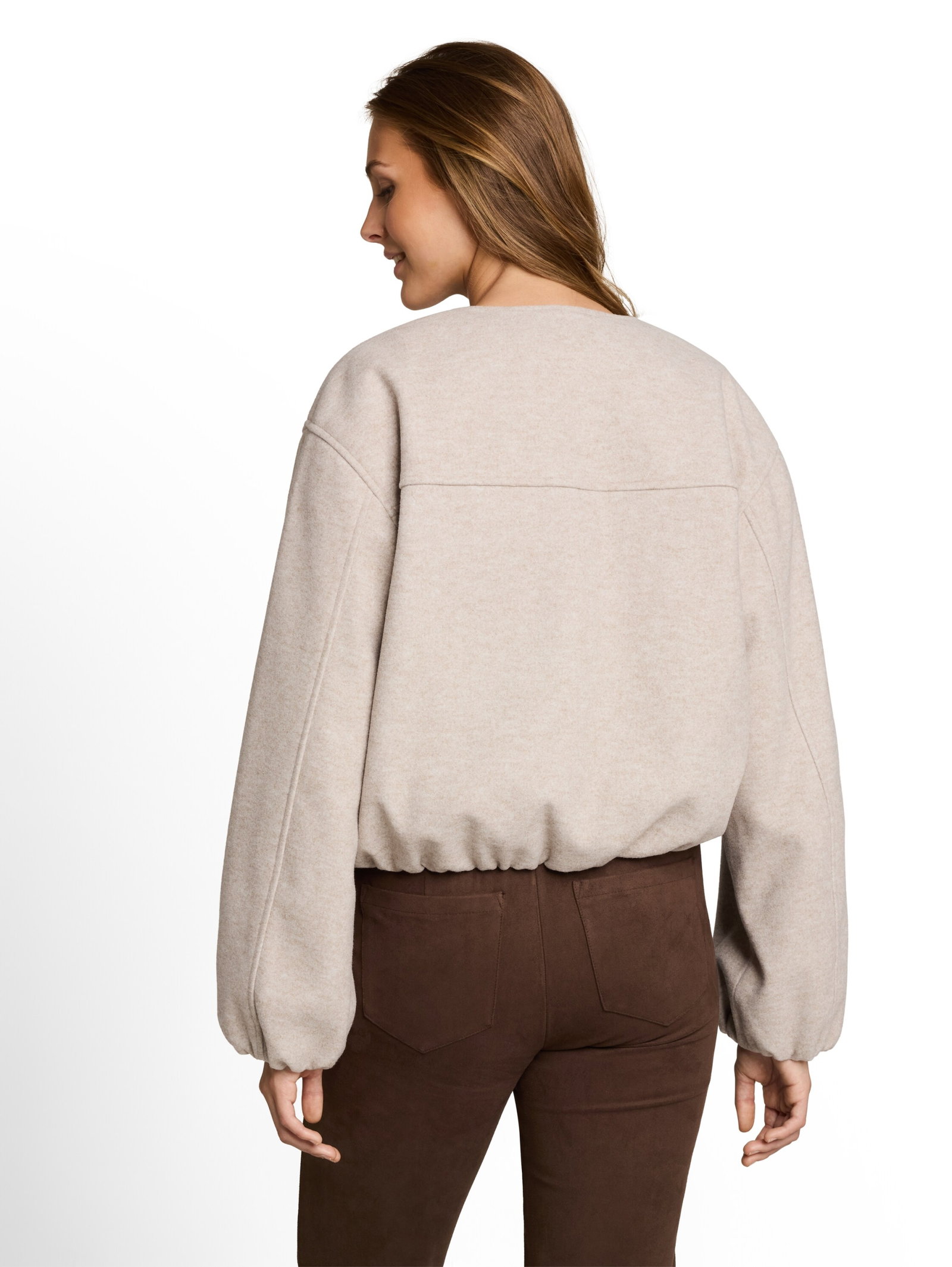 blouson jacket, atmosphere beige melange #10