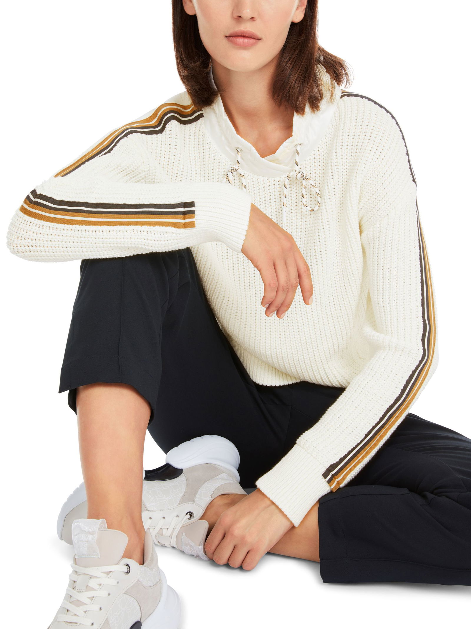 Marc Cain Sports |  Marc Cain Sports Pullover  | 44 | off-white