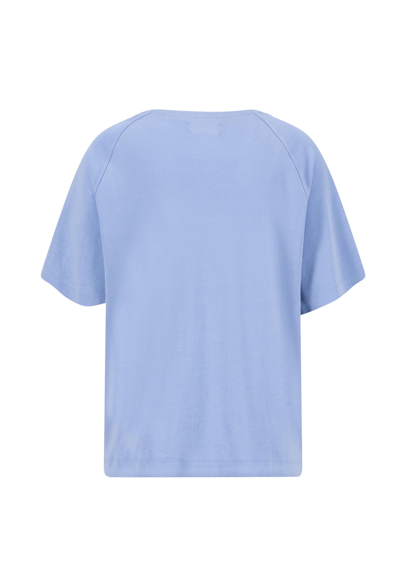 T-SHIRT BIND SOLID 1x1 RIB, CORNFLOWER BLUE #2