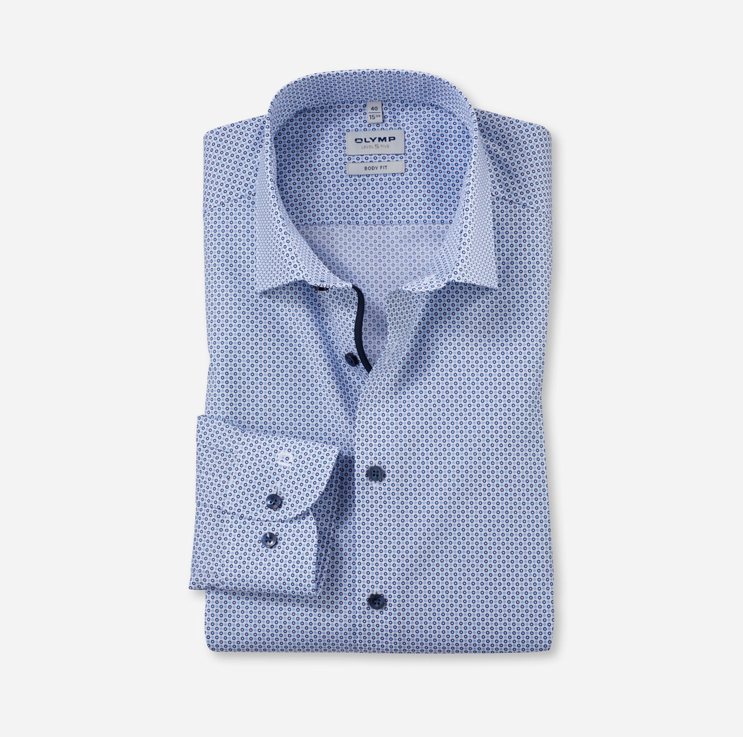 Olymp |  Olymp Hemd Slim Fit  | 38 | bleu