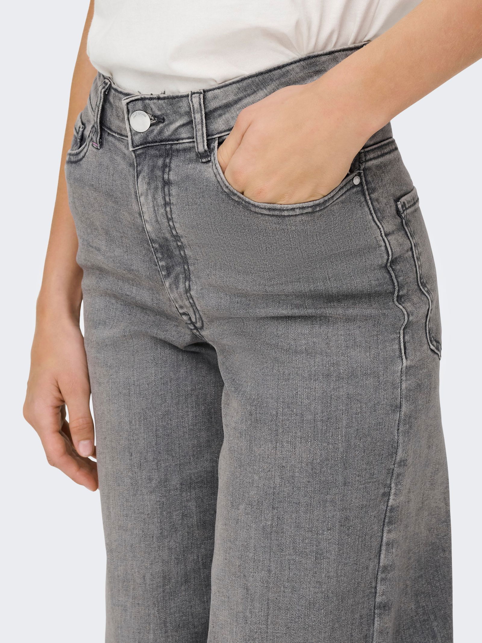JDY | JDY Schlaghose | M/32 | light grey denim