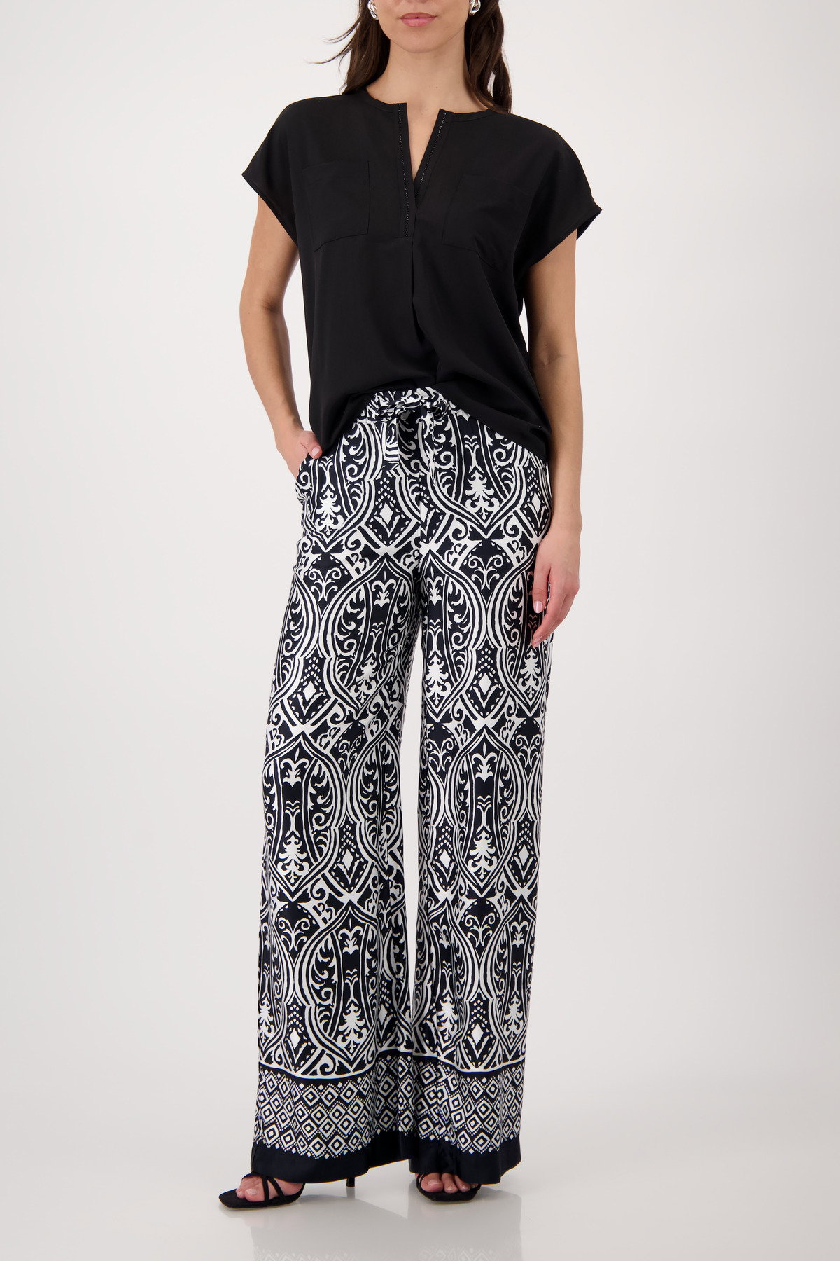 Bluse, schwarz #6