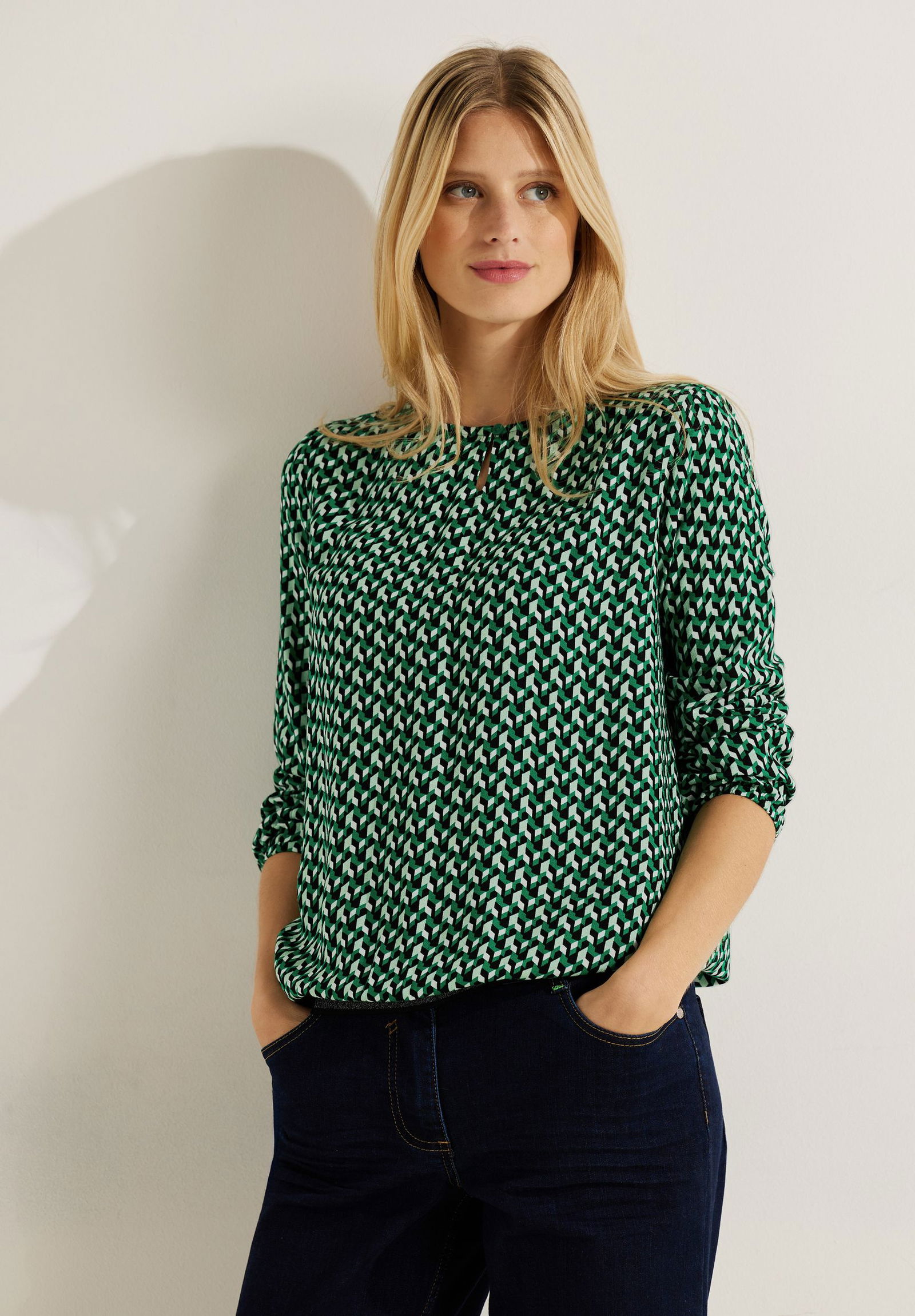 CECIL |  CECIL Pullover  | S | easy green