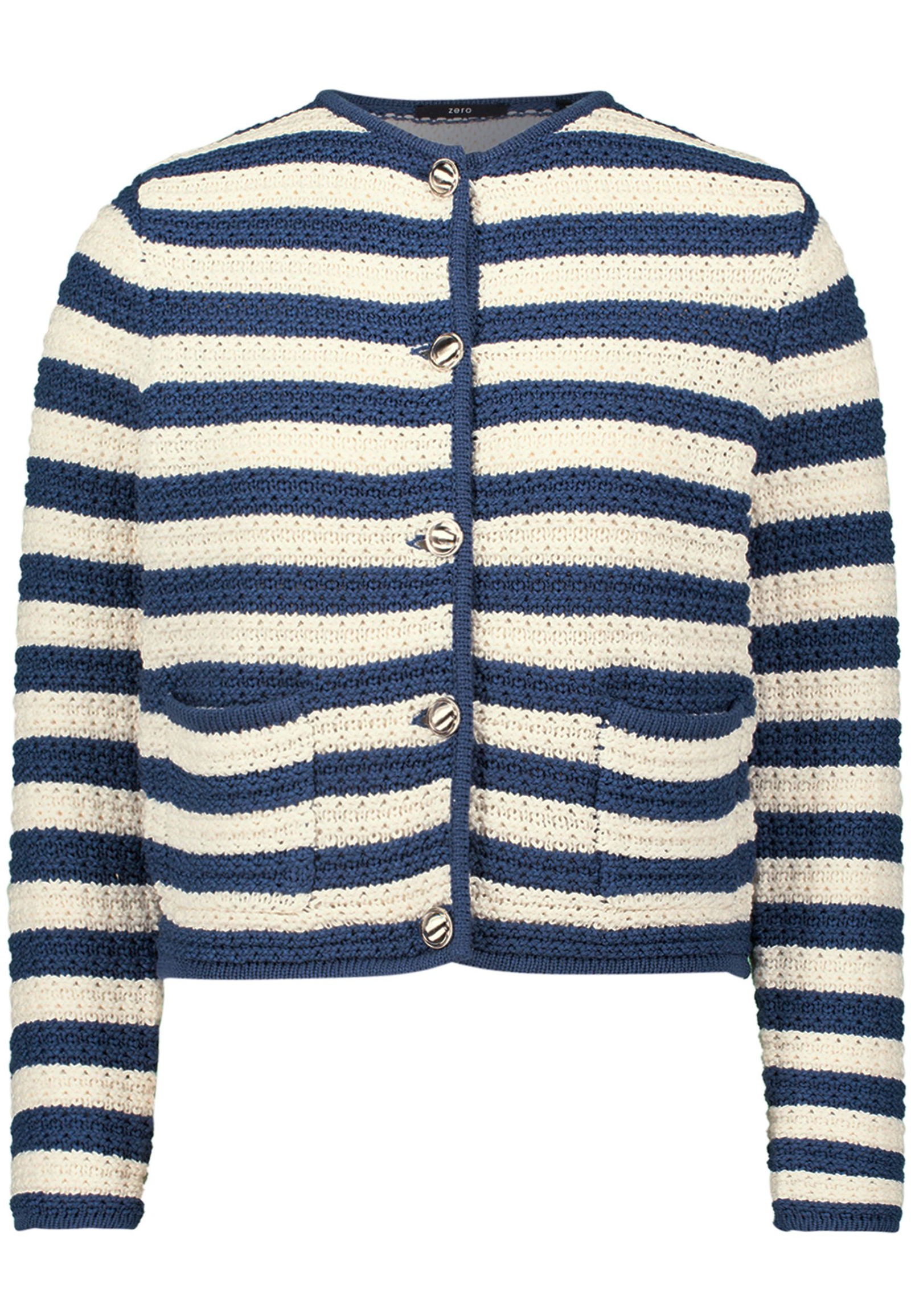 Newest Marc Jacobs Strick Cardigan blau Streifenmuster Casual-Look