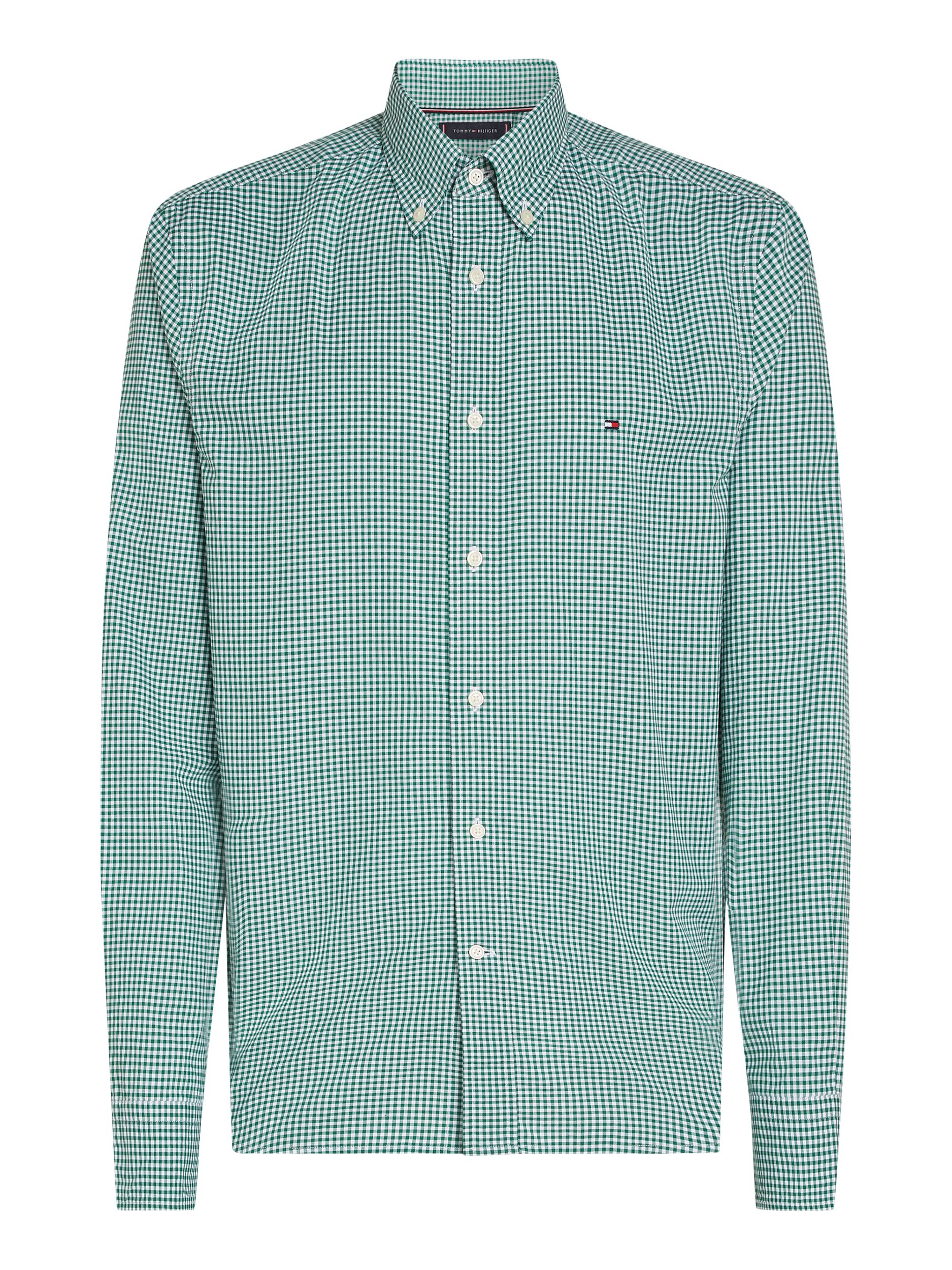  |  FLEX POPLIN GINGHAM RF SHIRT | XL | green mix / white