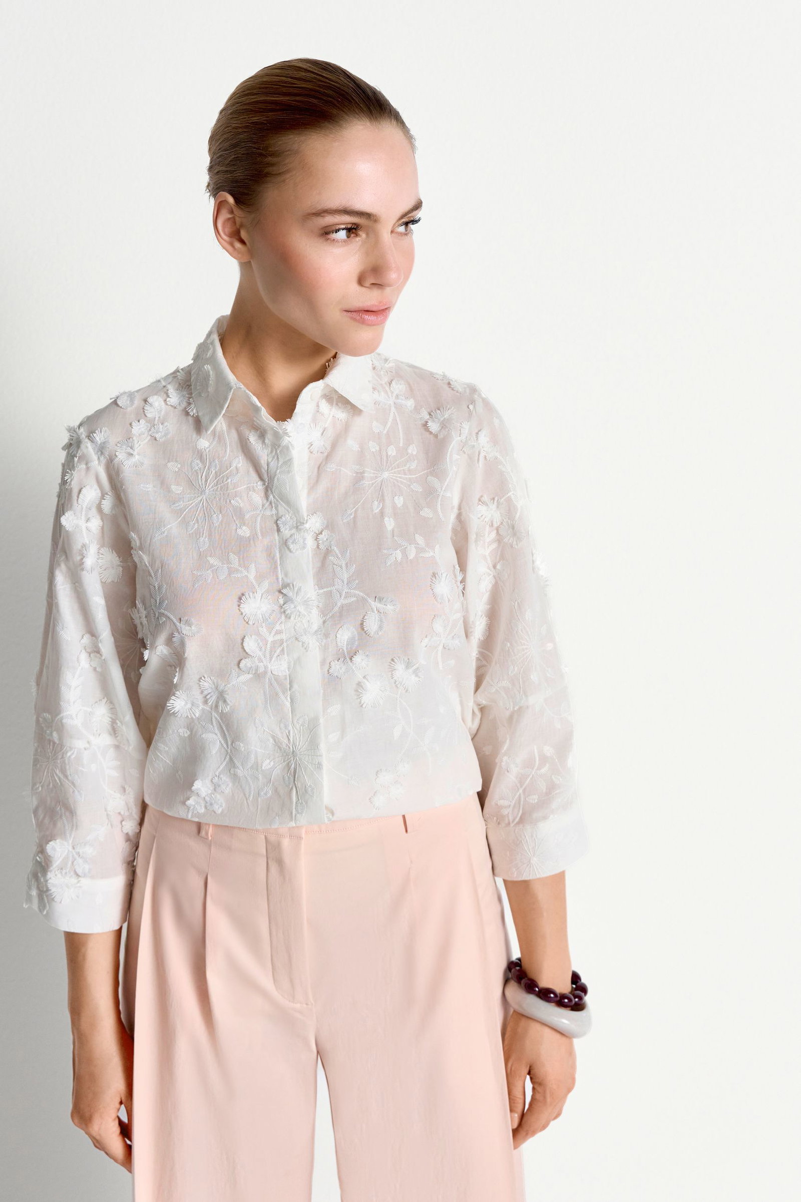 Rich & Royal |  Rich & Royal Druckbluse  | 42 | white