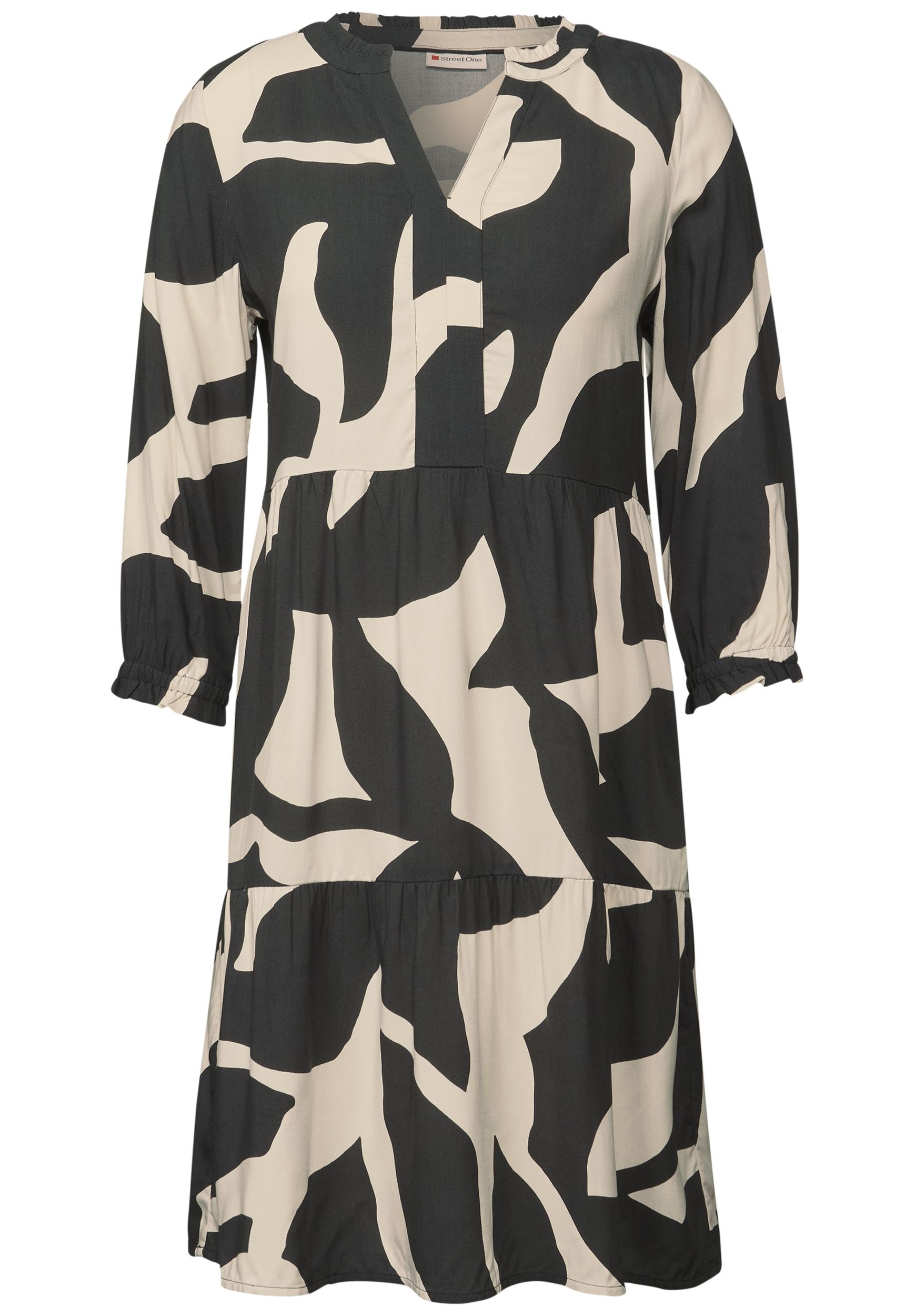  |  Gemustertes Tunika-Kleid | 38 | 4565_25931