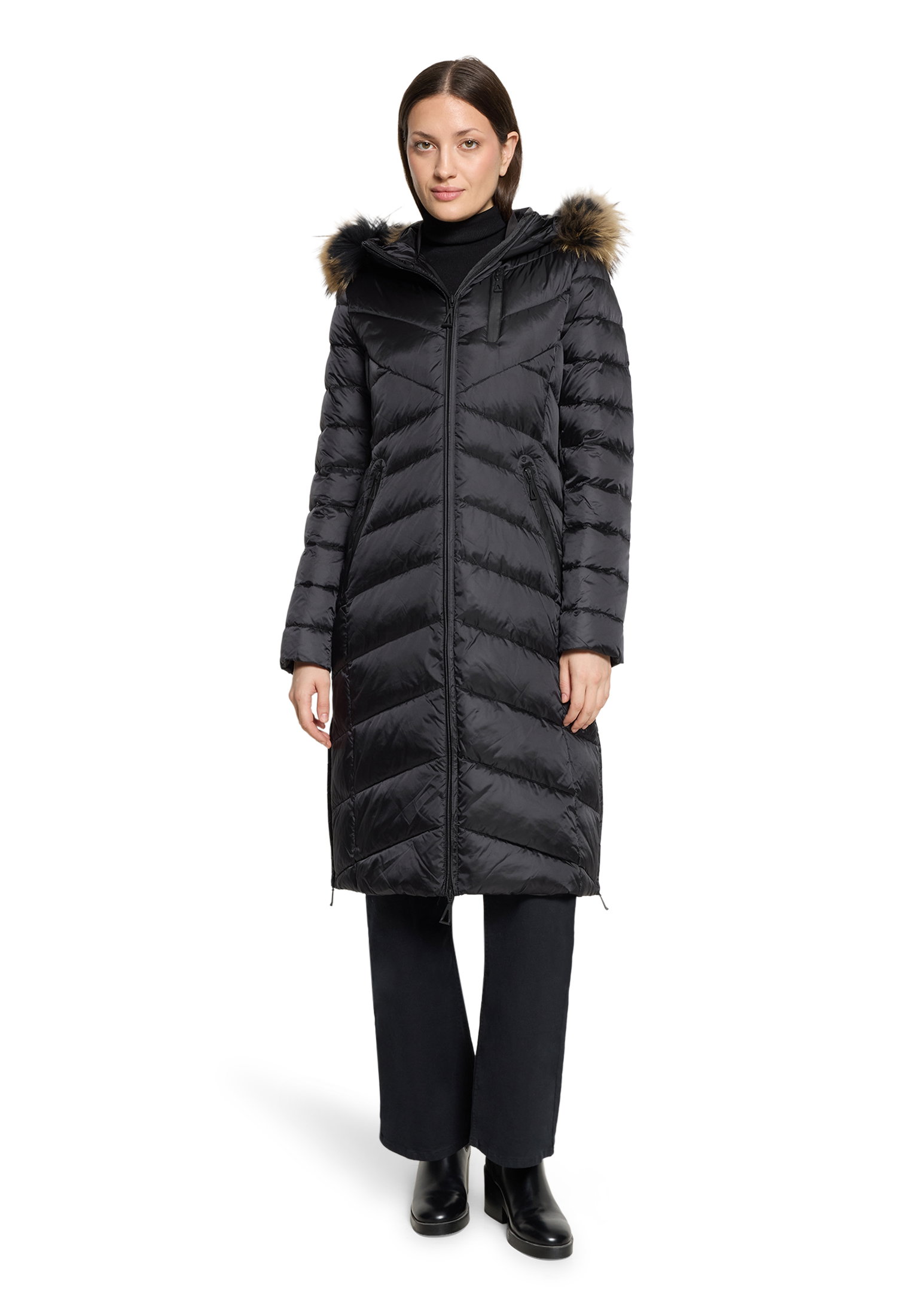 Mantel Fell/Pelz, Jet Black #3