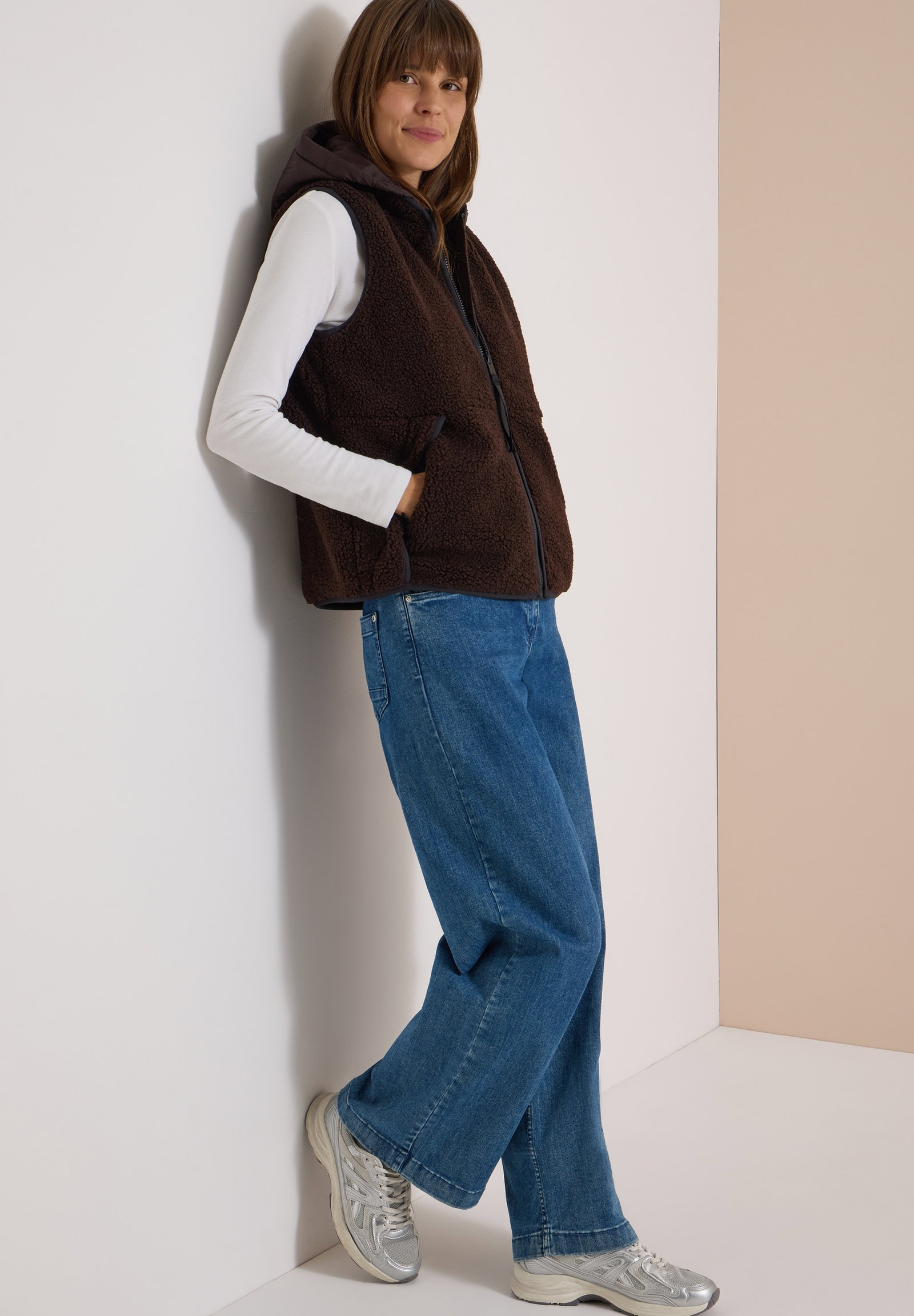 Teddy vest, chocolate sauce brown #5