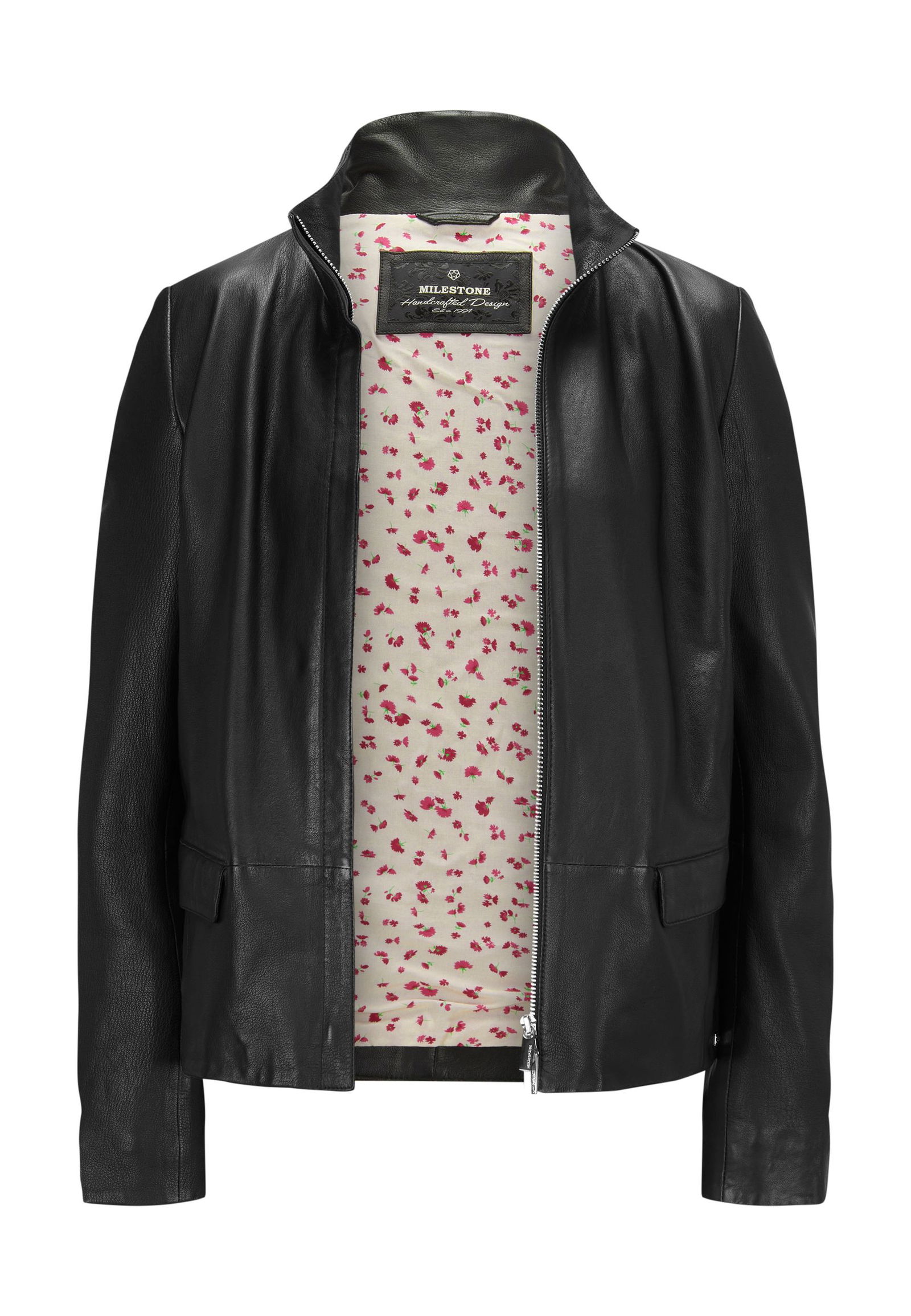 Milestone |  Milestone Lederjacke  | 44 | schwarz