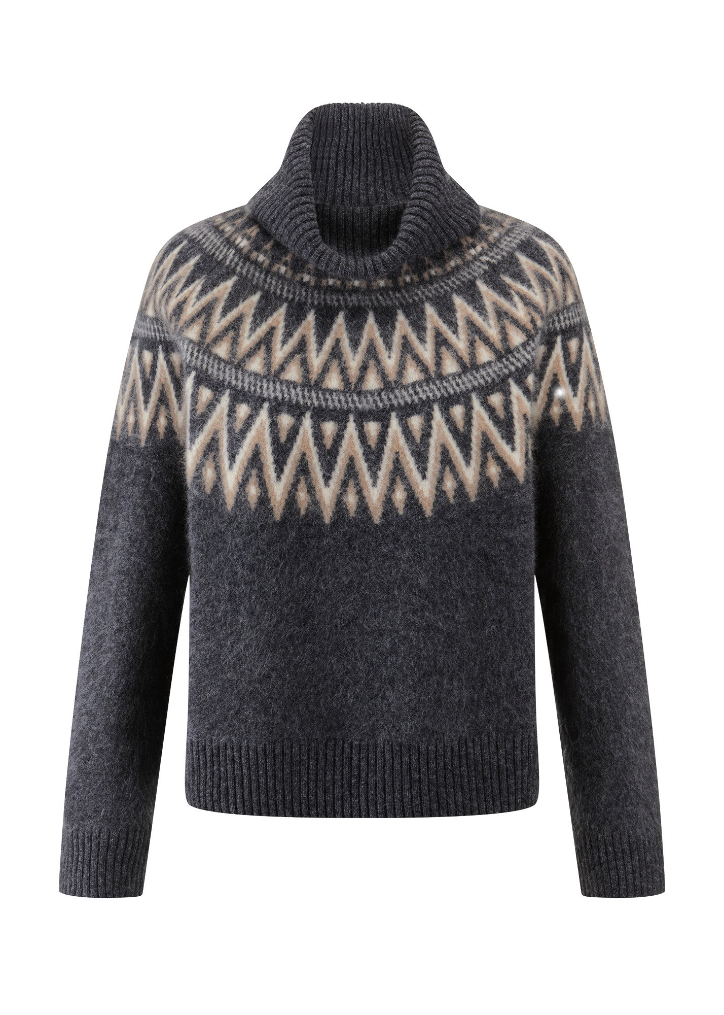 Pullover, coal patterned #1