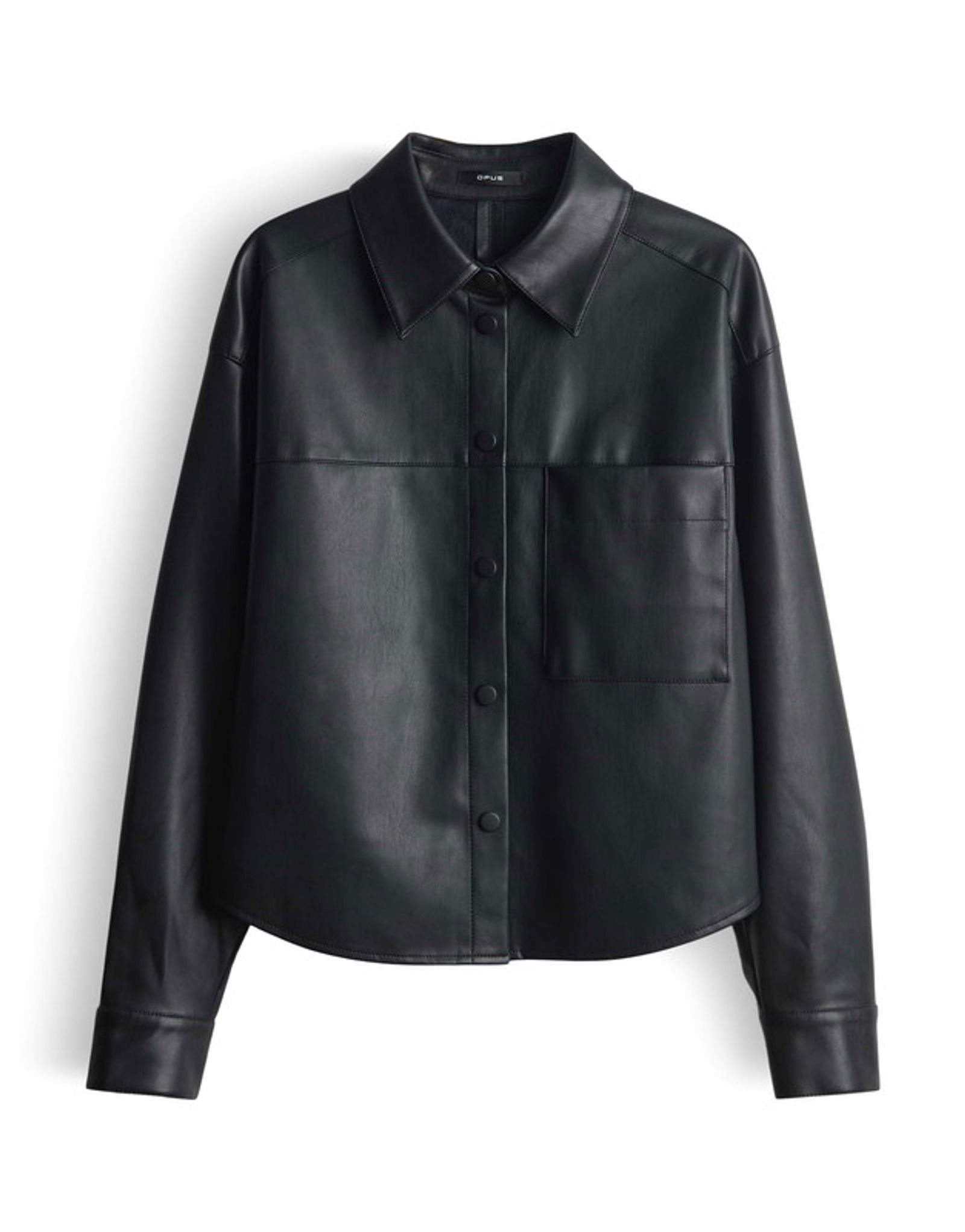 Opus |  Opus Druckbluse  | 42 | Schwarz