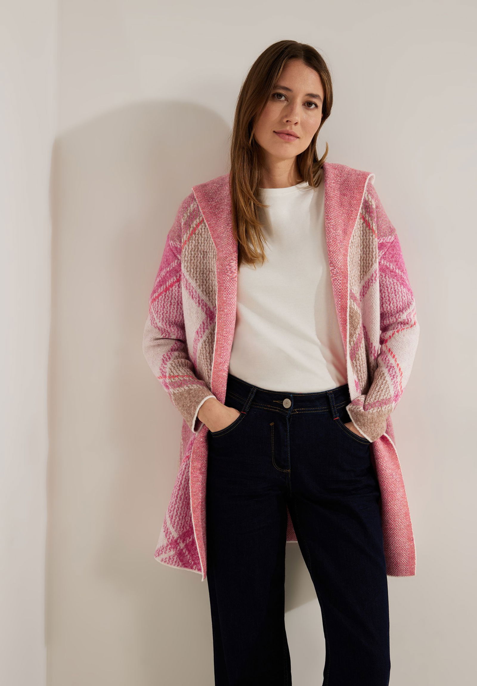 CECIL |  CECIL Strickjacke | Cardigan  | L | cosy coral