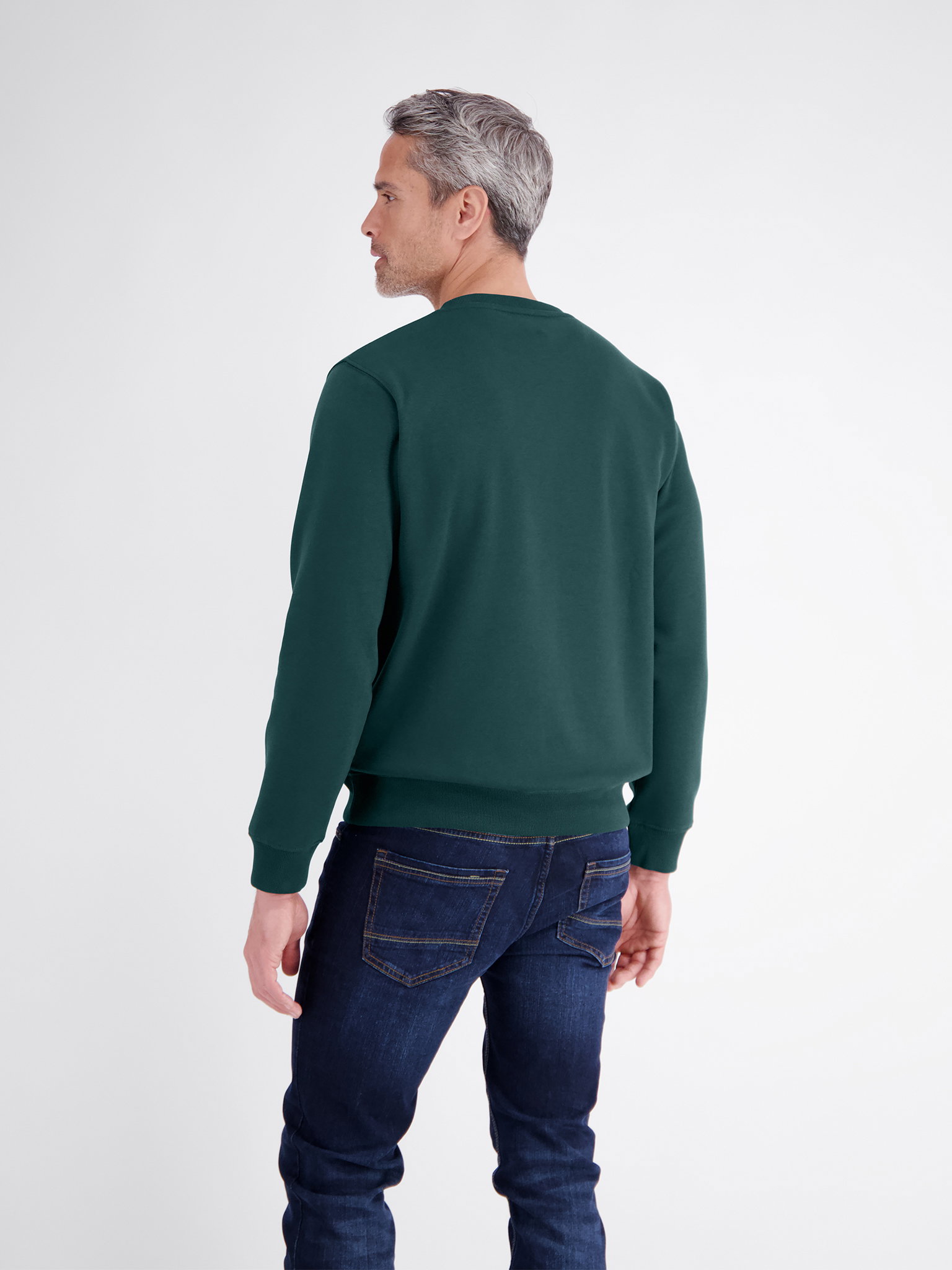 SWEATSHIRT/TROYER/RH/V-NE, CEDAR GREEN #4