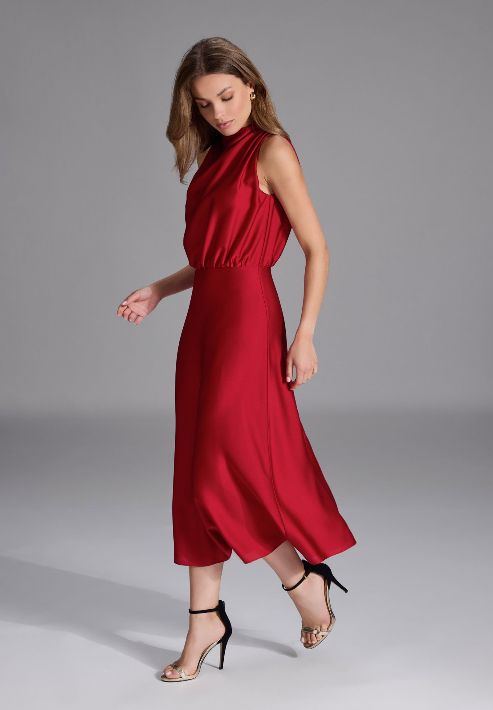 30ecdc2c9ea333f89cba3d0e996e8817 SWING | SWING Langes Kleid | 38 | chili red