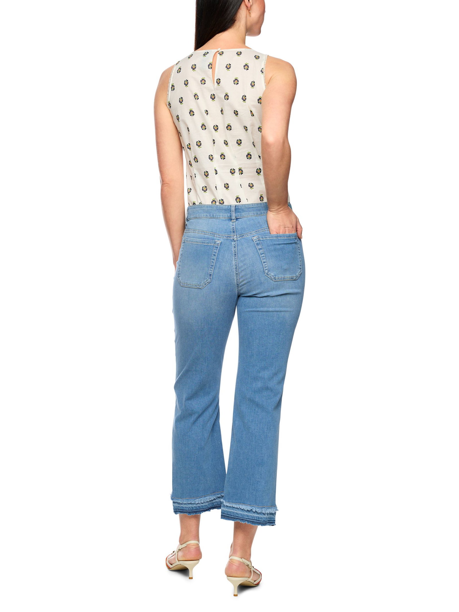 Marc Cain Pants |  Marc Cain Pants 7/8-Jeans  | 42 | blue denim
