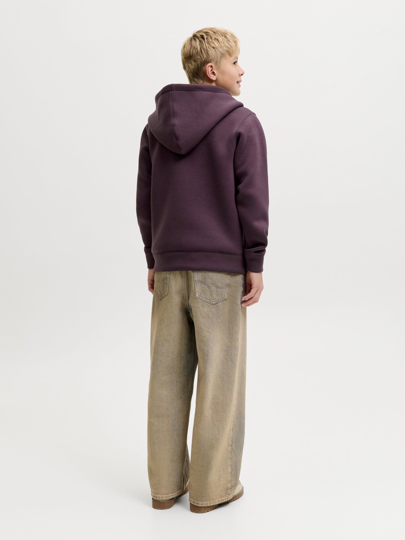 JCOLEGACY SWEAT SCUBA ZIP HOOD NOOS, Fudge #5