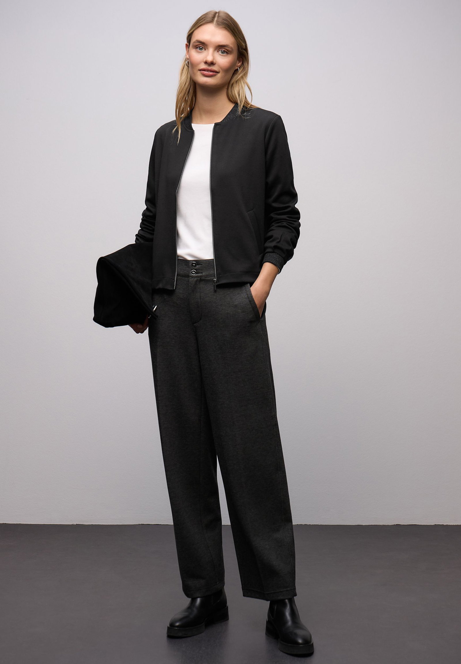 29d6a4f187d834803e3e92f3a3a32a87 Street One | Street One Funktionsjacke | 44 | black