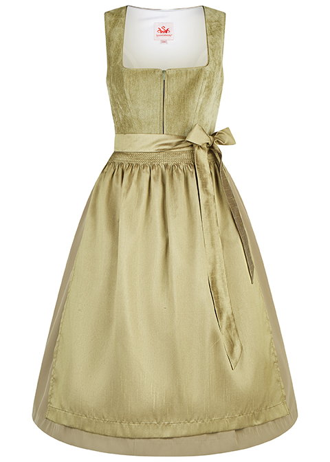 Spieth & Wensky Dirndl Mididirndl Kathinka 70cm in Samt #1