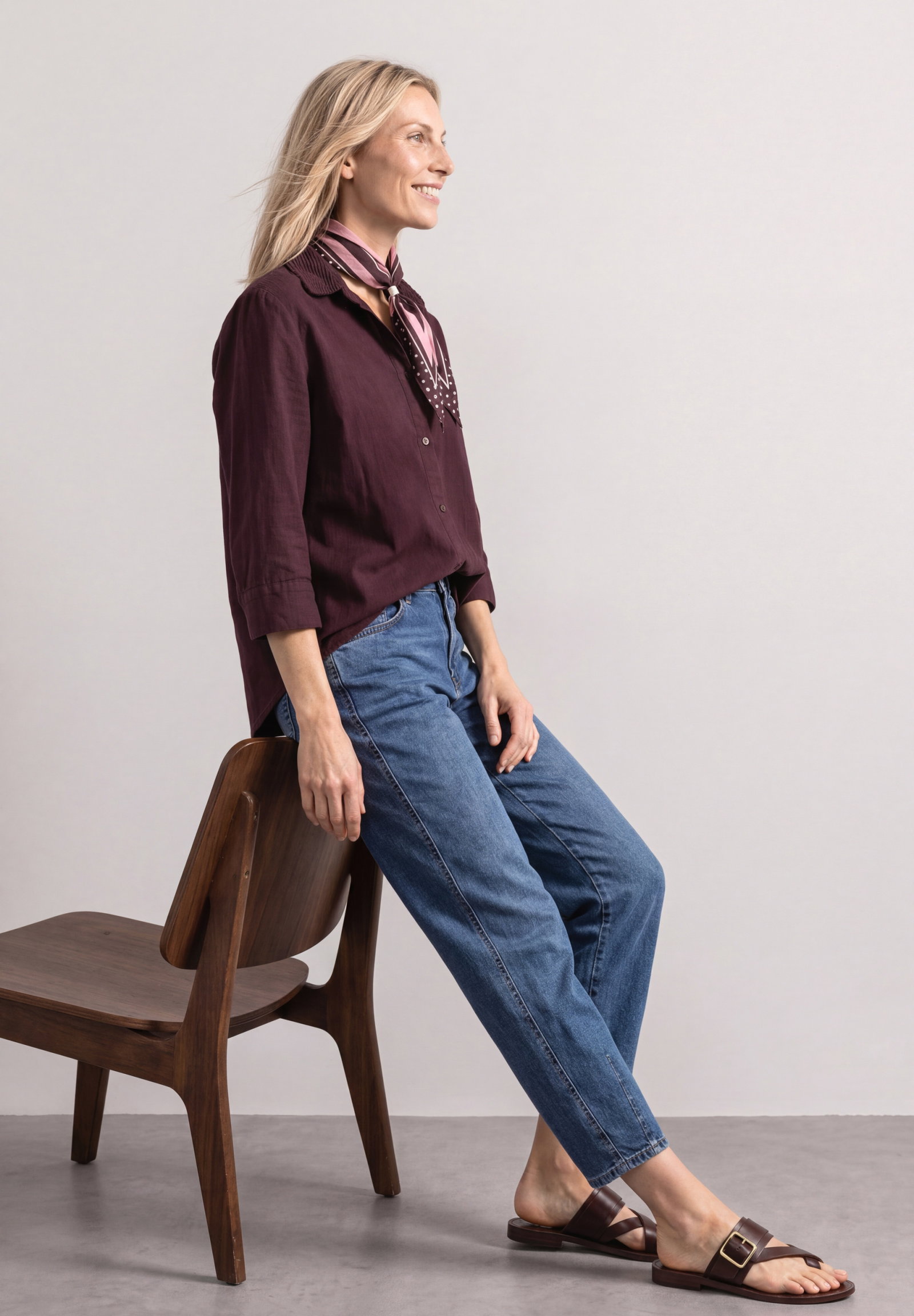 LTD QR Corduroy Mix shirtcolla, rustic rouge #3