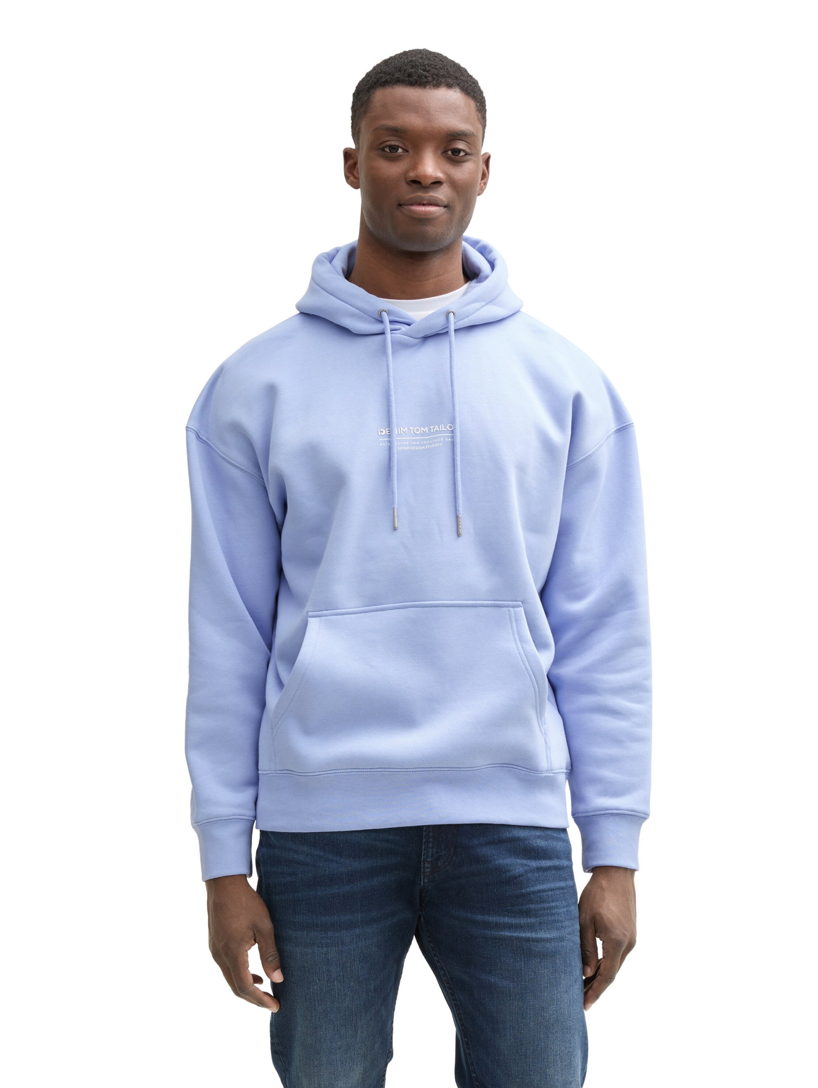 Relaxed Hoodie Sweatshirt mit Logo-Print #5