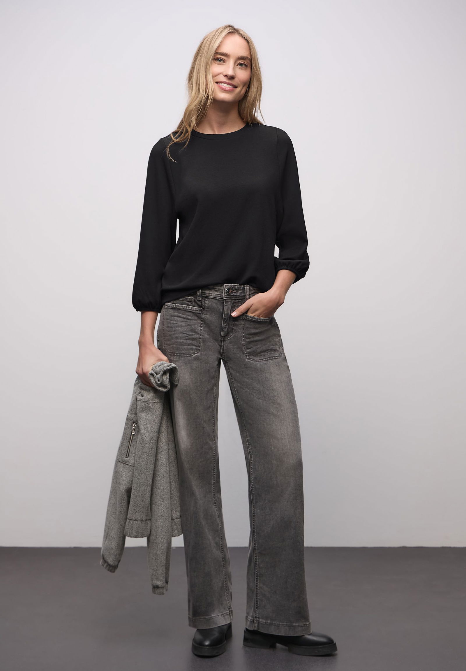 Street One |  Street One Shirt  | 42 | black