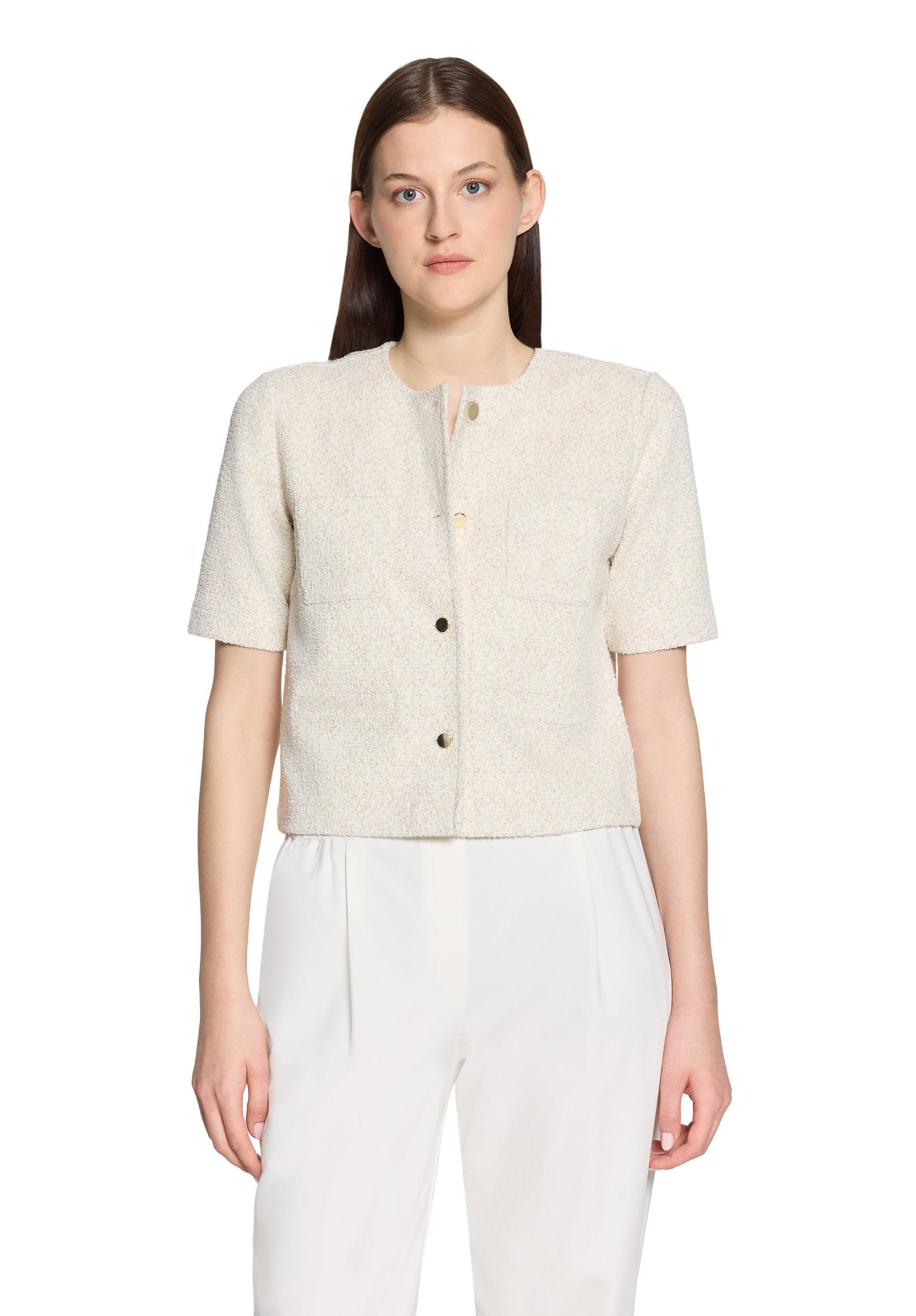 Betty Barclay |  Betty Barclay Strickjacke | Cardigan  | 38 | Cream Beige